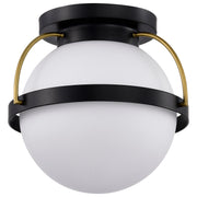 Nuvo Lighting - 60-7770 - One Light Flush Mount - Lakeshore - Matte Black