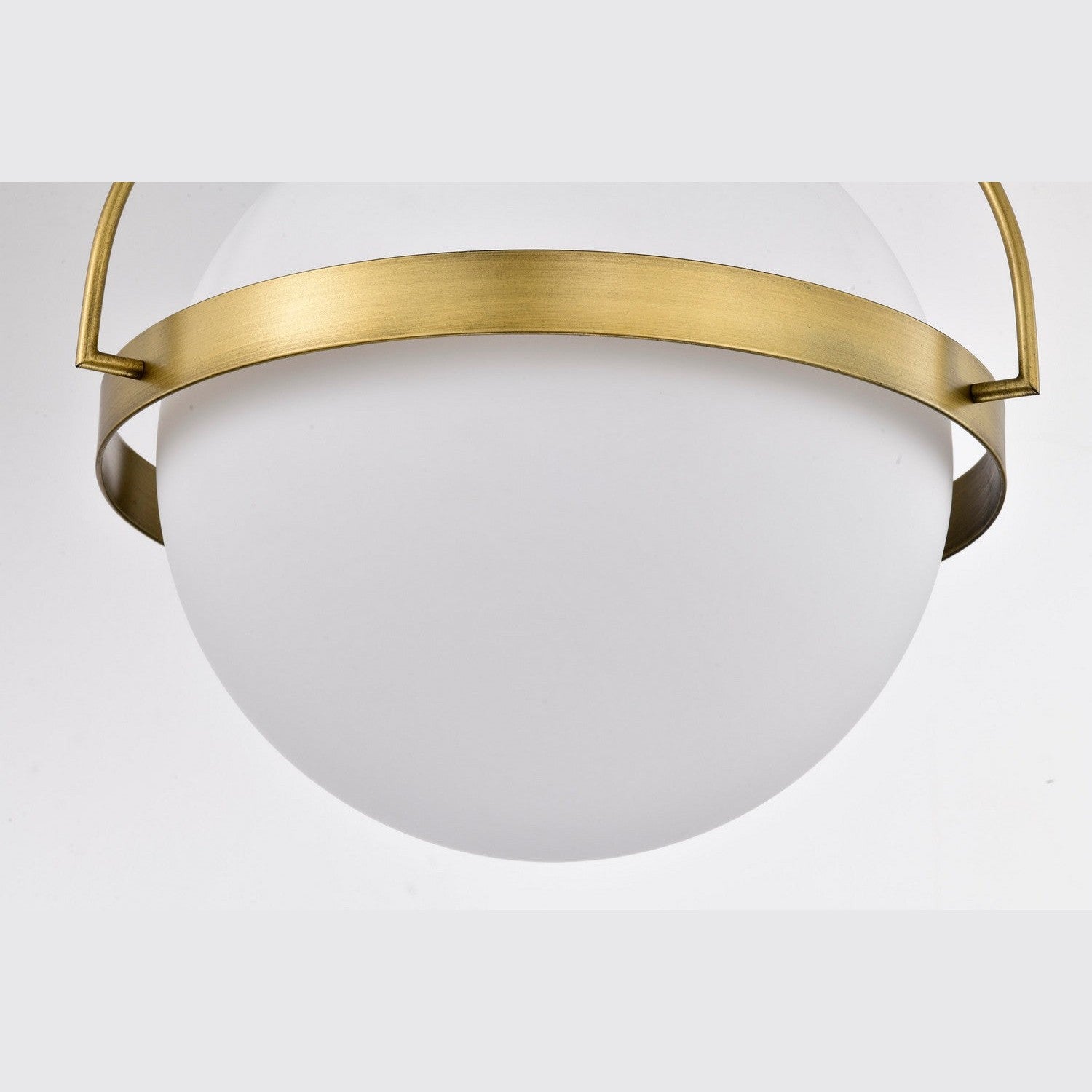 Nuvo Lighting - 60-7782 - One Light Flush Mount - Lakeshore - Natural Brass