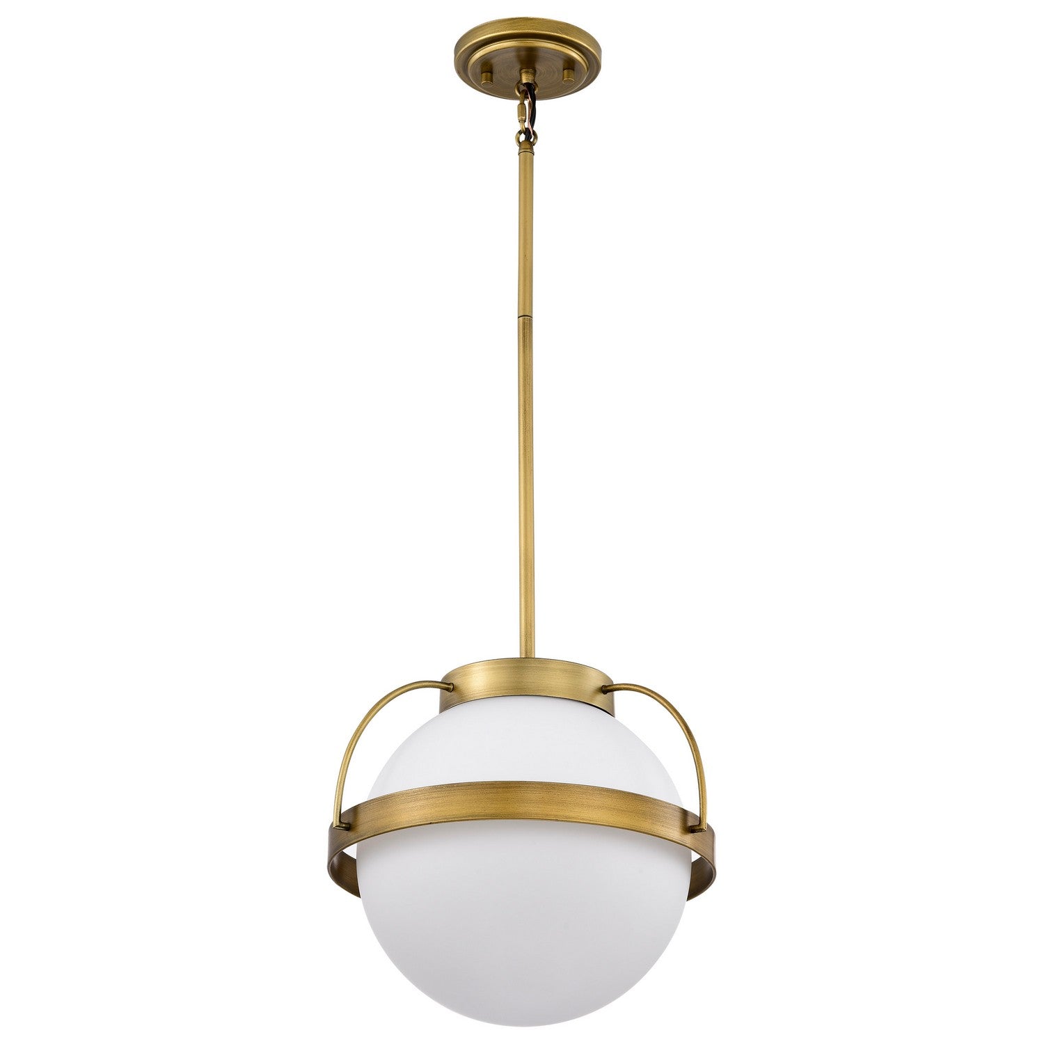 Nuvo Lighting - 60-7784 - One Light Pendant - Lakeshore - Natural Brass