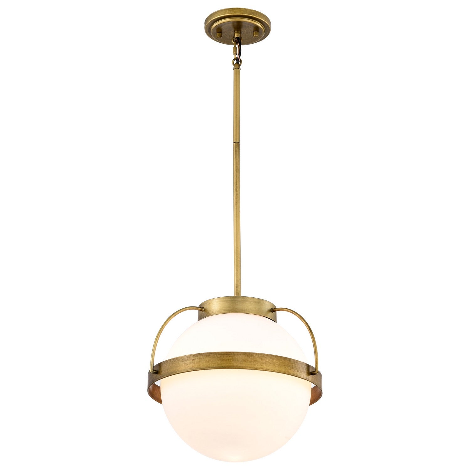 Nuvo Lighting - 60-7784 - One Light Pendant - Lakeshore - Natural Brass