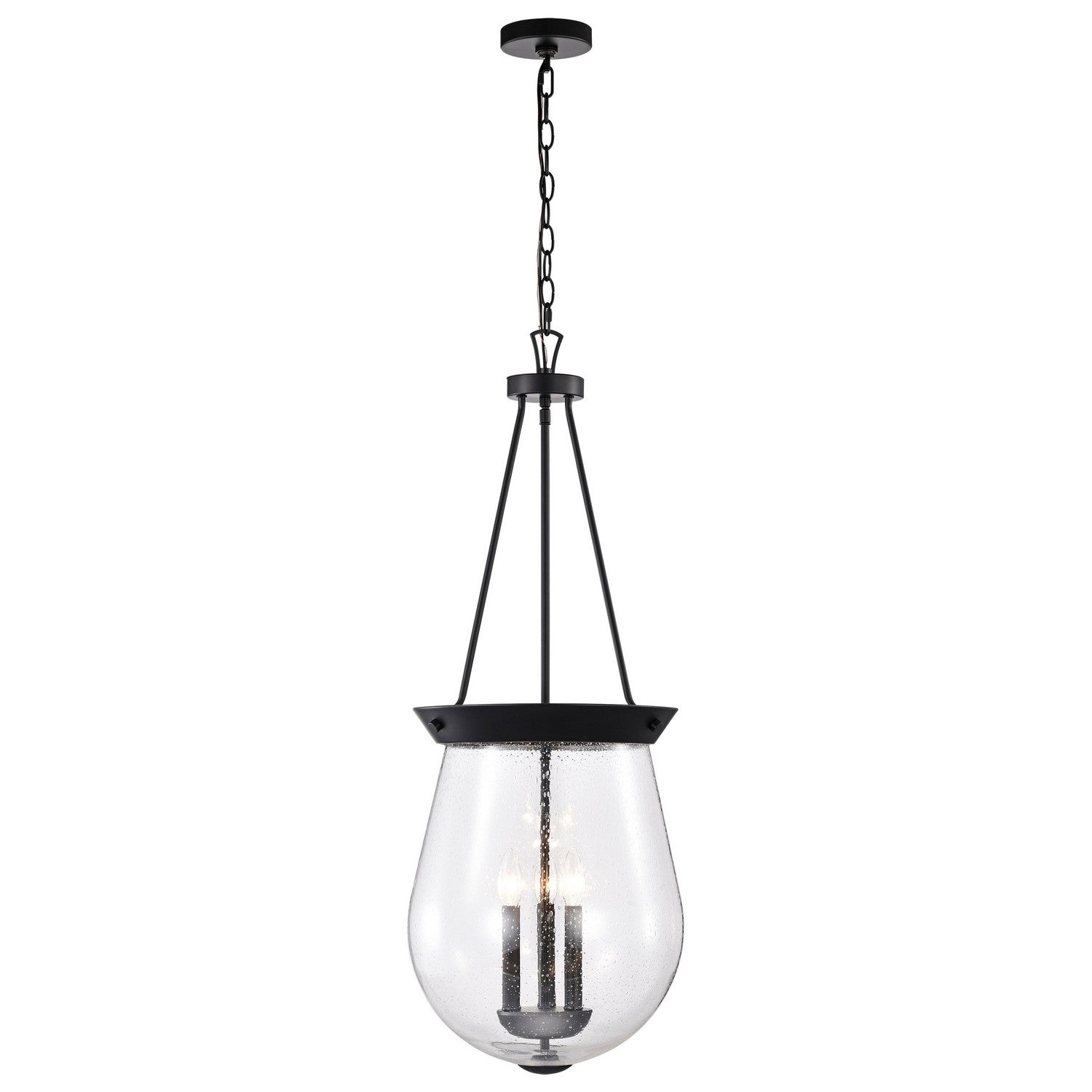 Nuvo Lighting - 60-7803 - Three Light Pendant - Boliver - Matte Black