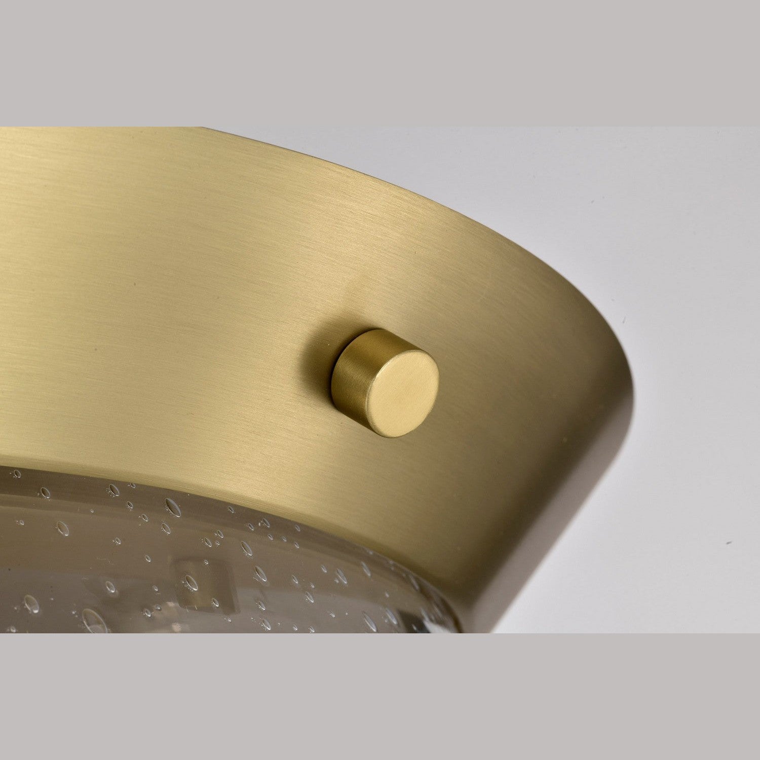 Nuvo Lighting - 60-7807 - Three Light Flush Mount - Boliver - Vintage Brass