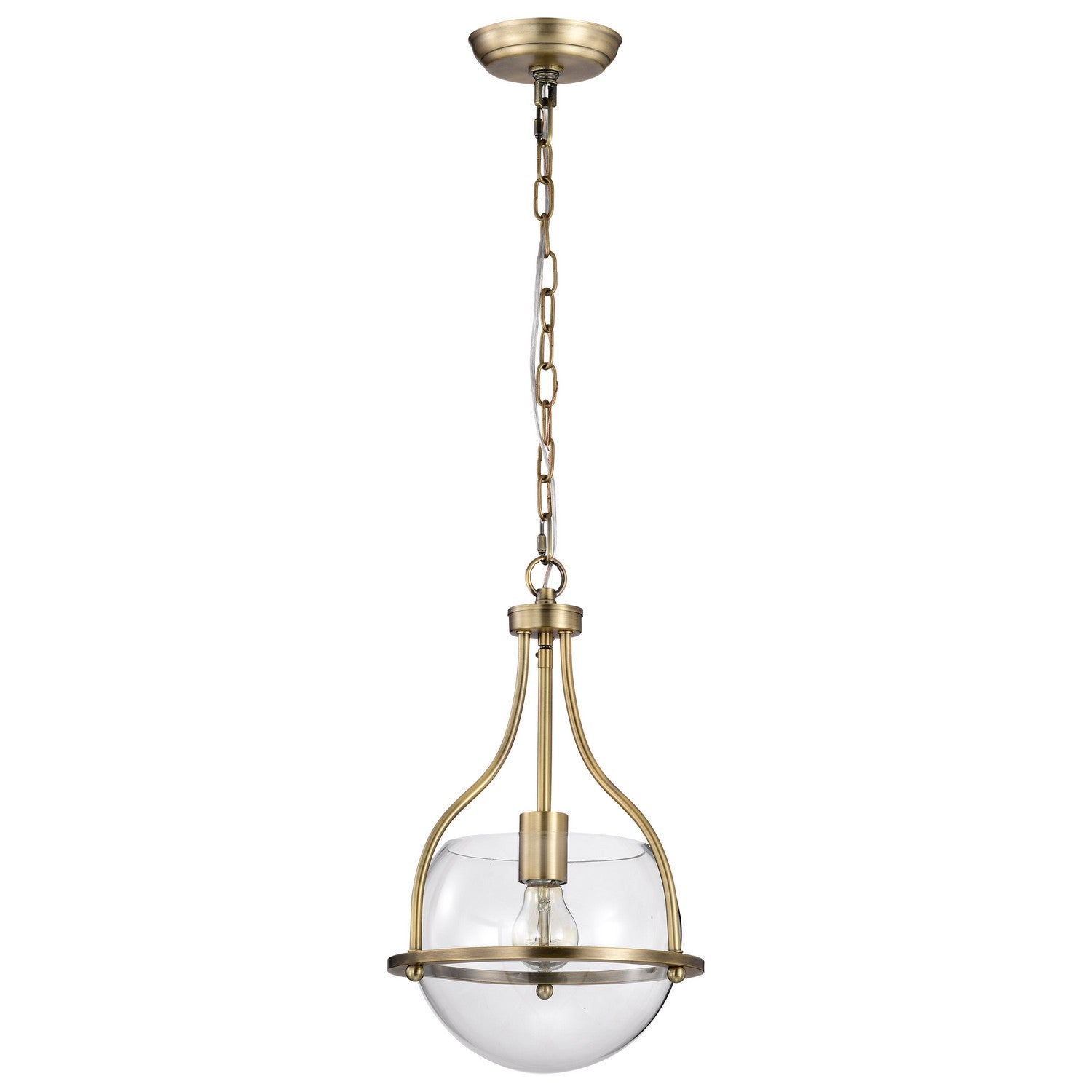 Nuvo Lighting - 60-7815 - One Light Pendant - Amado - Vintage Brass