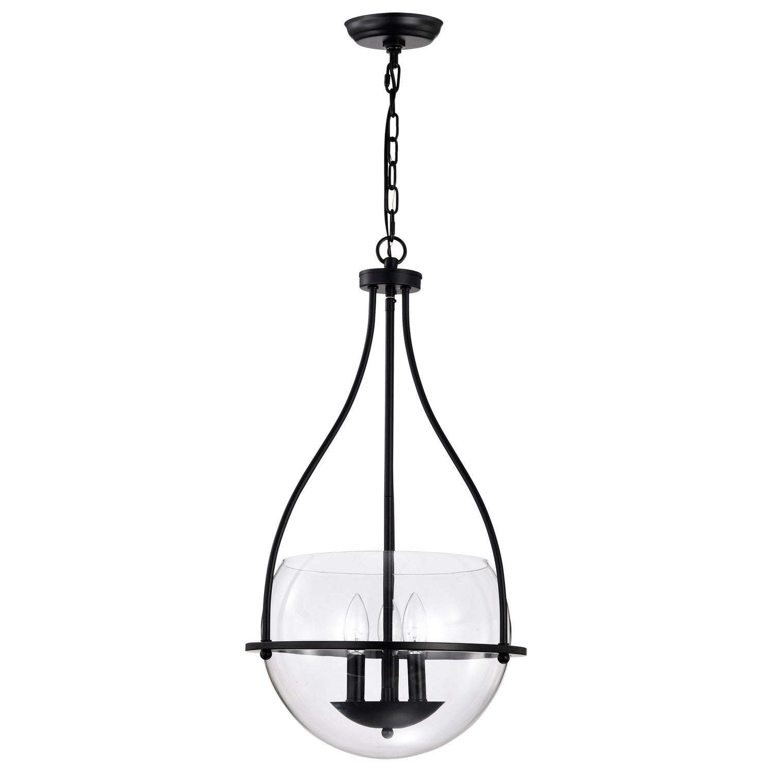Nuvo Lighting - 60-7820 - Three Light Pendant - Amado - Matte Black