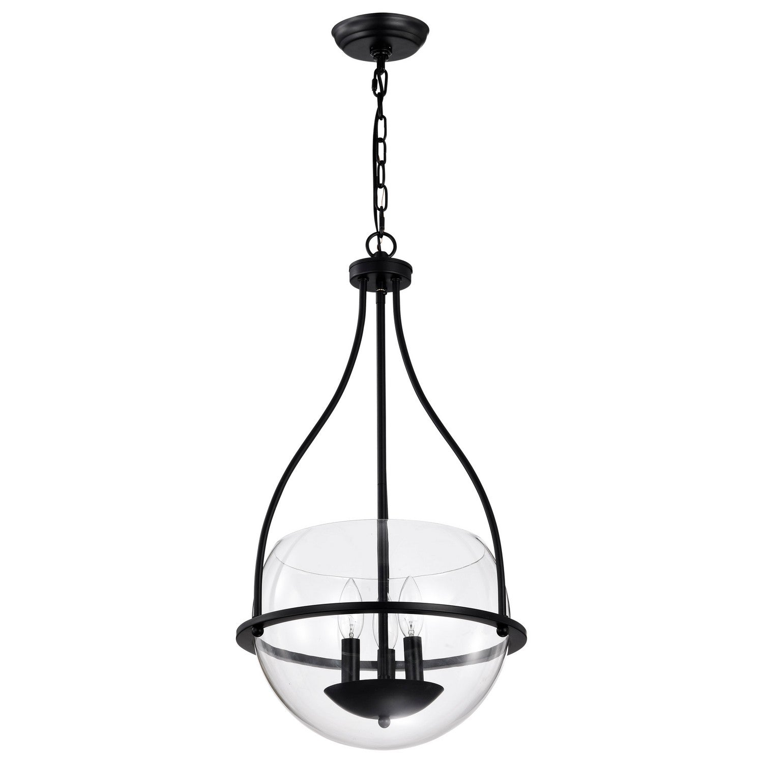 Nuvo Lighting - 60-7820 - Three Light Pendant - Amado - Matte Black