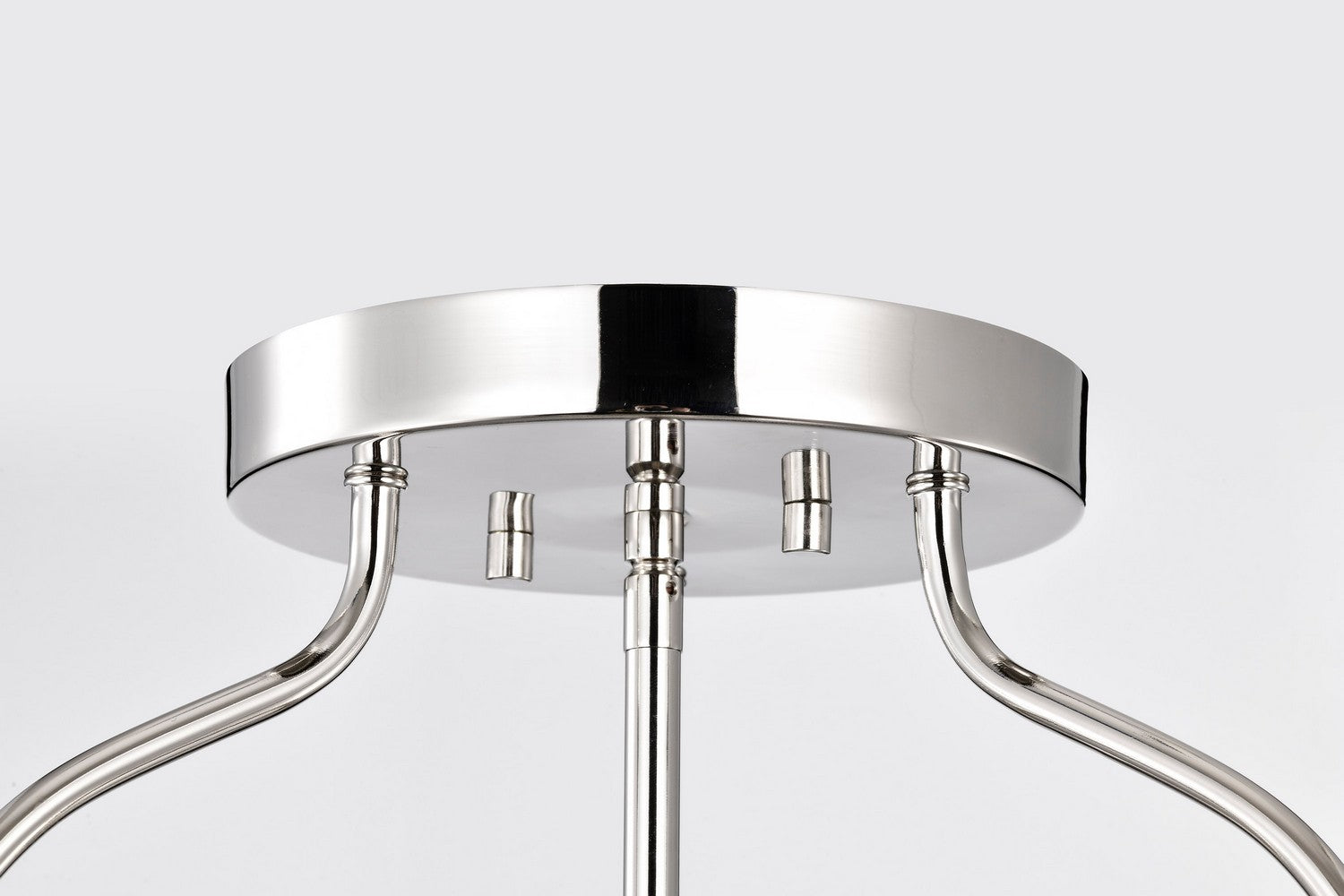 Nuvo Lighting - 60-7822 - Three Light Semi Flush Mount - Amado - Polished Nickel