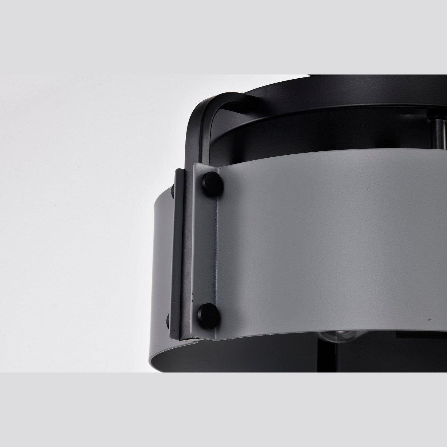 Nuvo Lighting - 60-7850 - Three Light Semi Flush Mount - Altos - Matte Gray