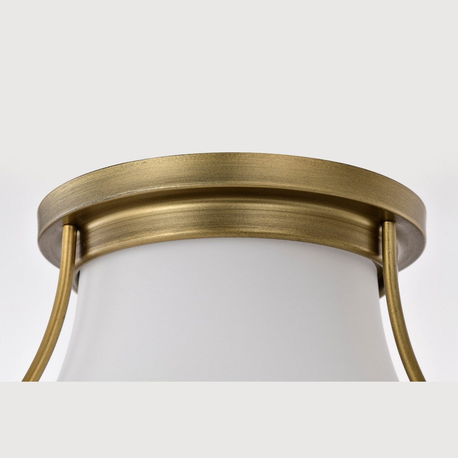 Nuvo Lighting - 60-7860 - One Light Flush Mount - Valdora - Natural Brass