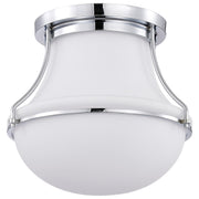 Nuvo Lighting - 60-7871 - One Light Flush Mount - Valdora - Polished Nickel