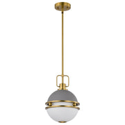 Nuvo Lighting - 60-7875 - One Light Pendant - Everton - Matte Gray