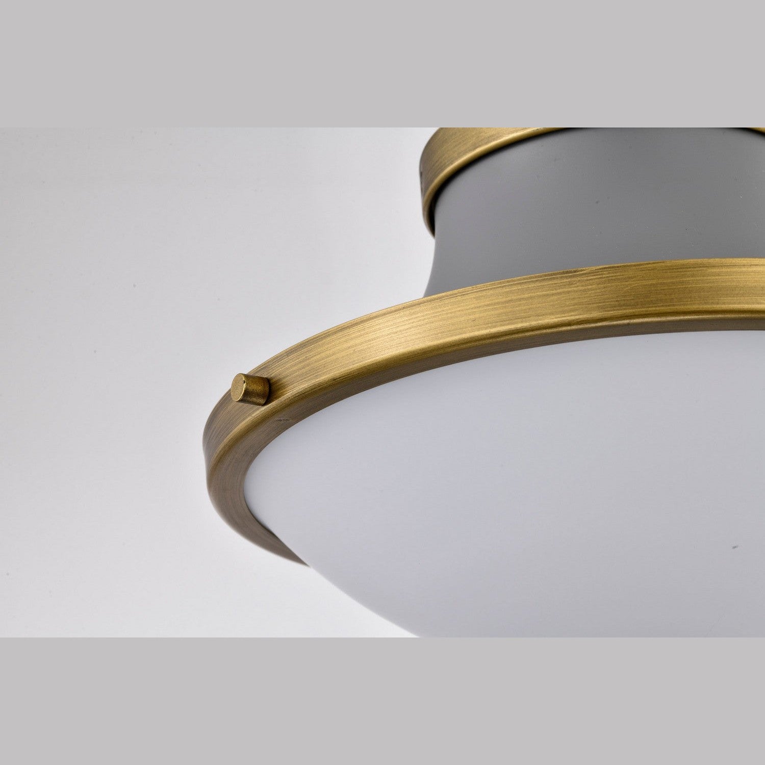 Nuvo Lighting - 60-7915 - One Light Flush Mount - Lafayette - Matte Gray