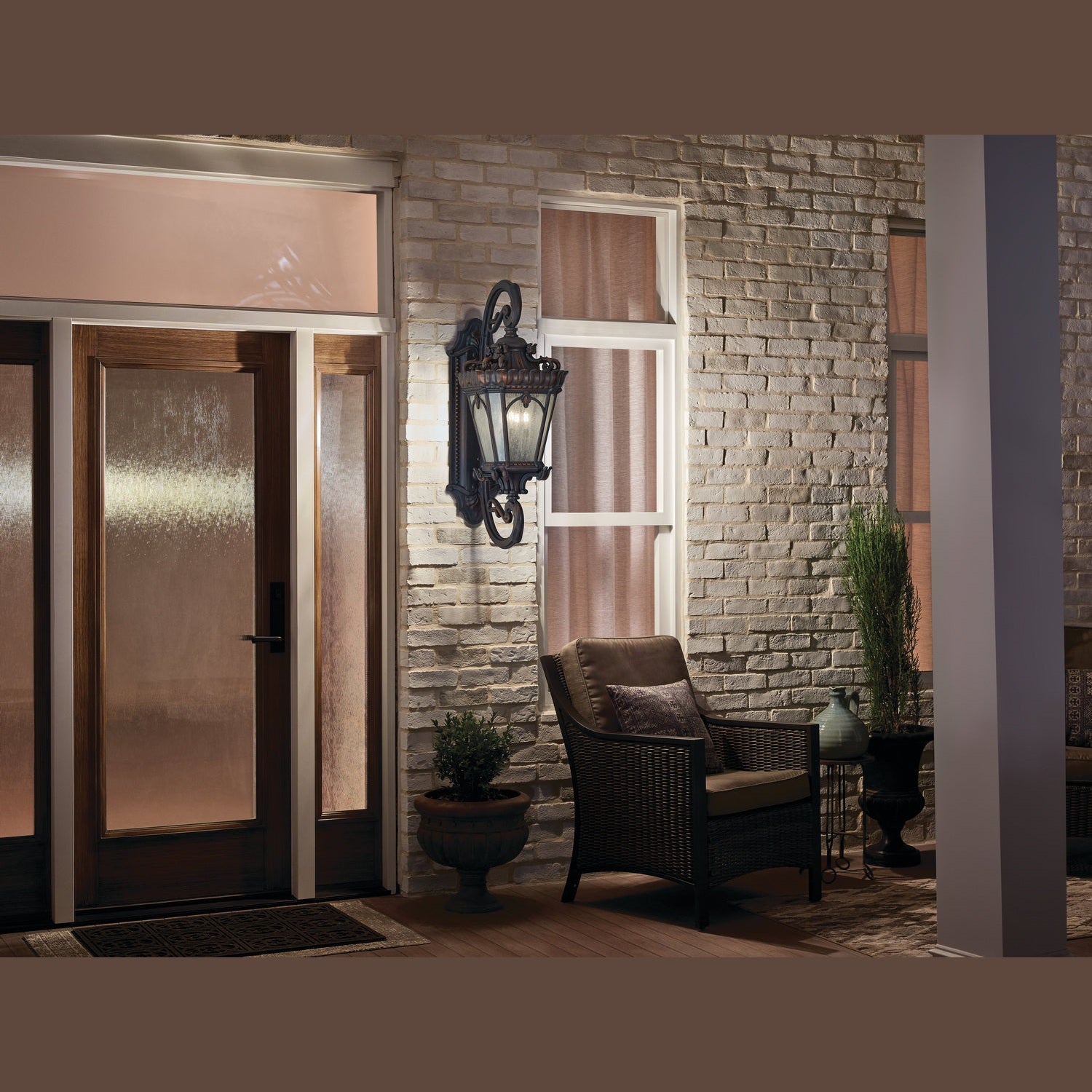 Kichler - 9359LD - Four Light Outdoor Wall Mount - Tournai - Londonderry