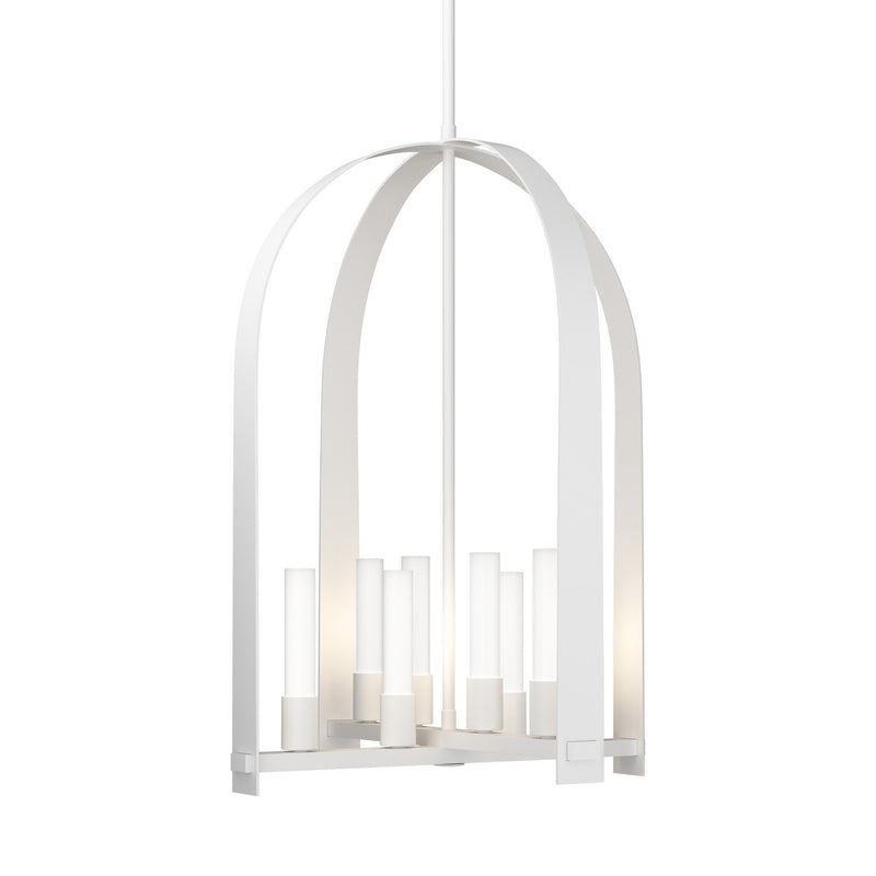 Hubbardton Forge - 131071-SKT-MULT-02-FD0611 - Eight Light Pendant - Triomphe - White