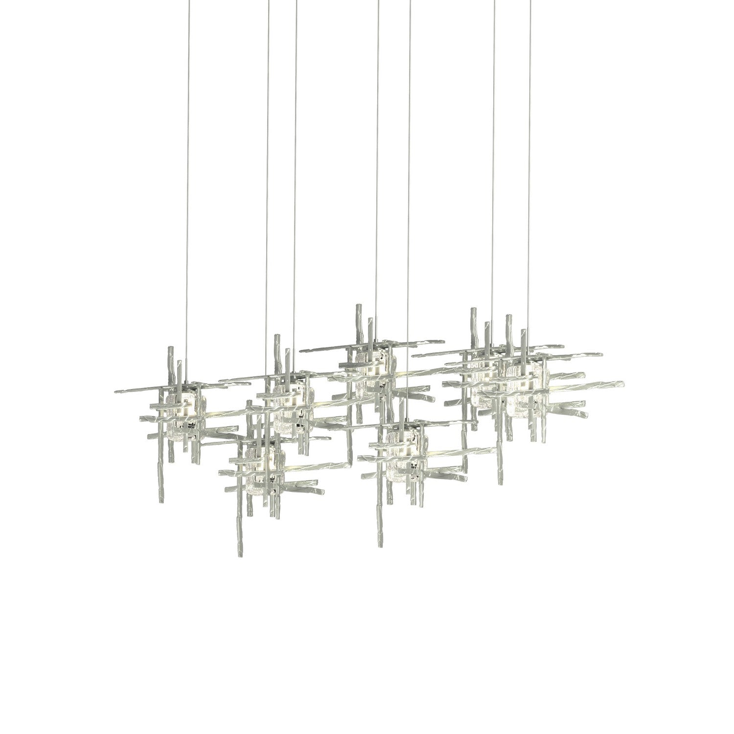 Hubbardton Forge - 131095-SKT-LONG-82-II0728 - LED Pendant - Tura - Vintage Platinum