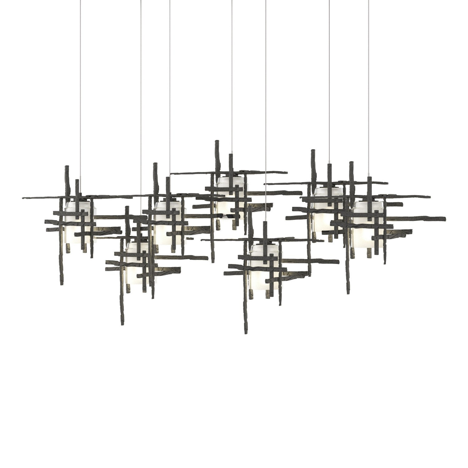 Hubbardton Forge - 131096-SKT-LONG-20-YC0305 - LED Pendant - Tura - Natural Iron