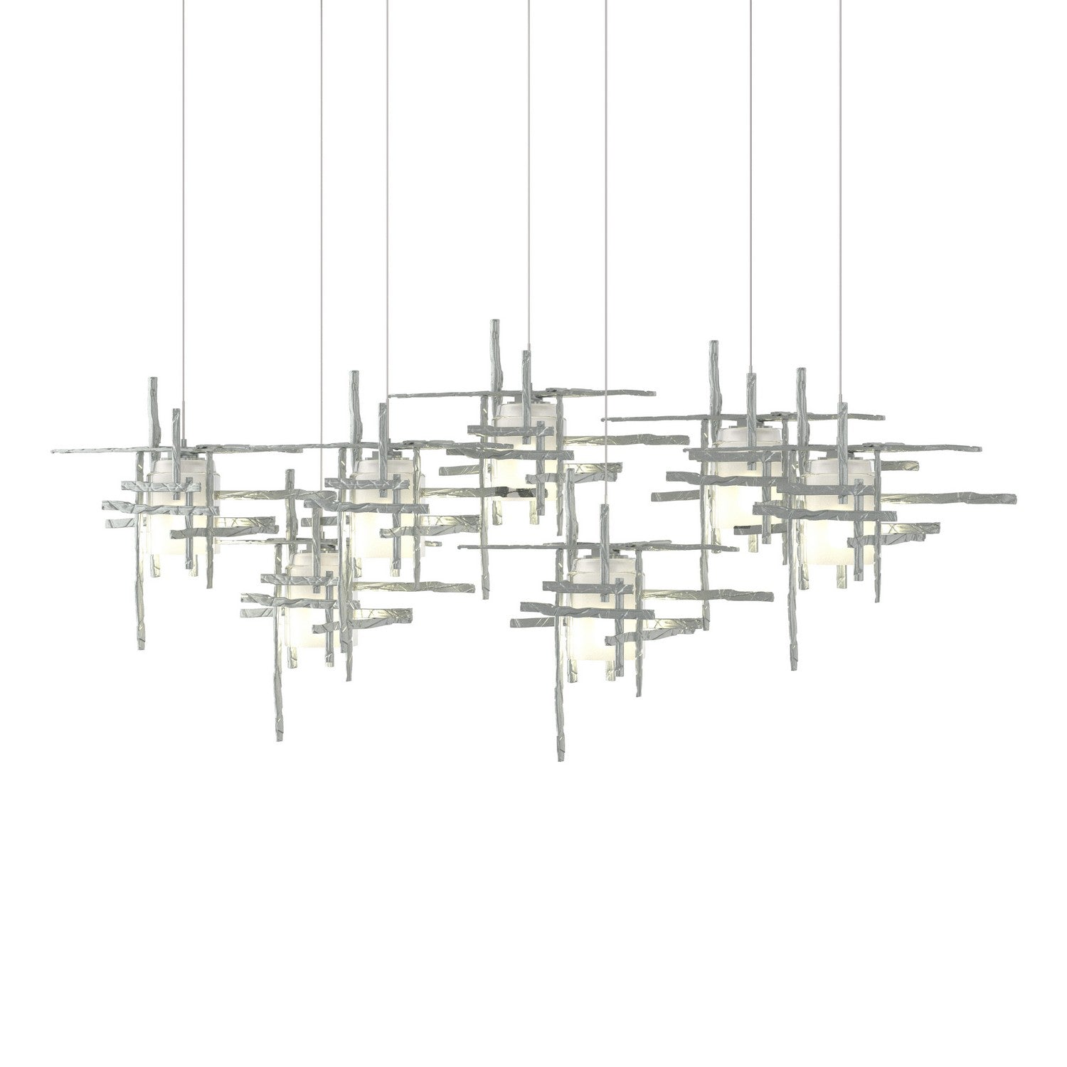 Hubbardton Forge - 131096-SKT-LONG-82-YC0305 - LED Pendant - Tura - Vintage Platinum