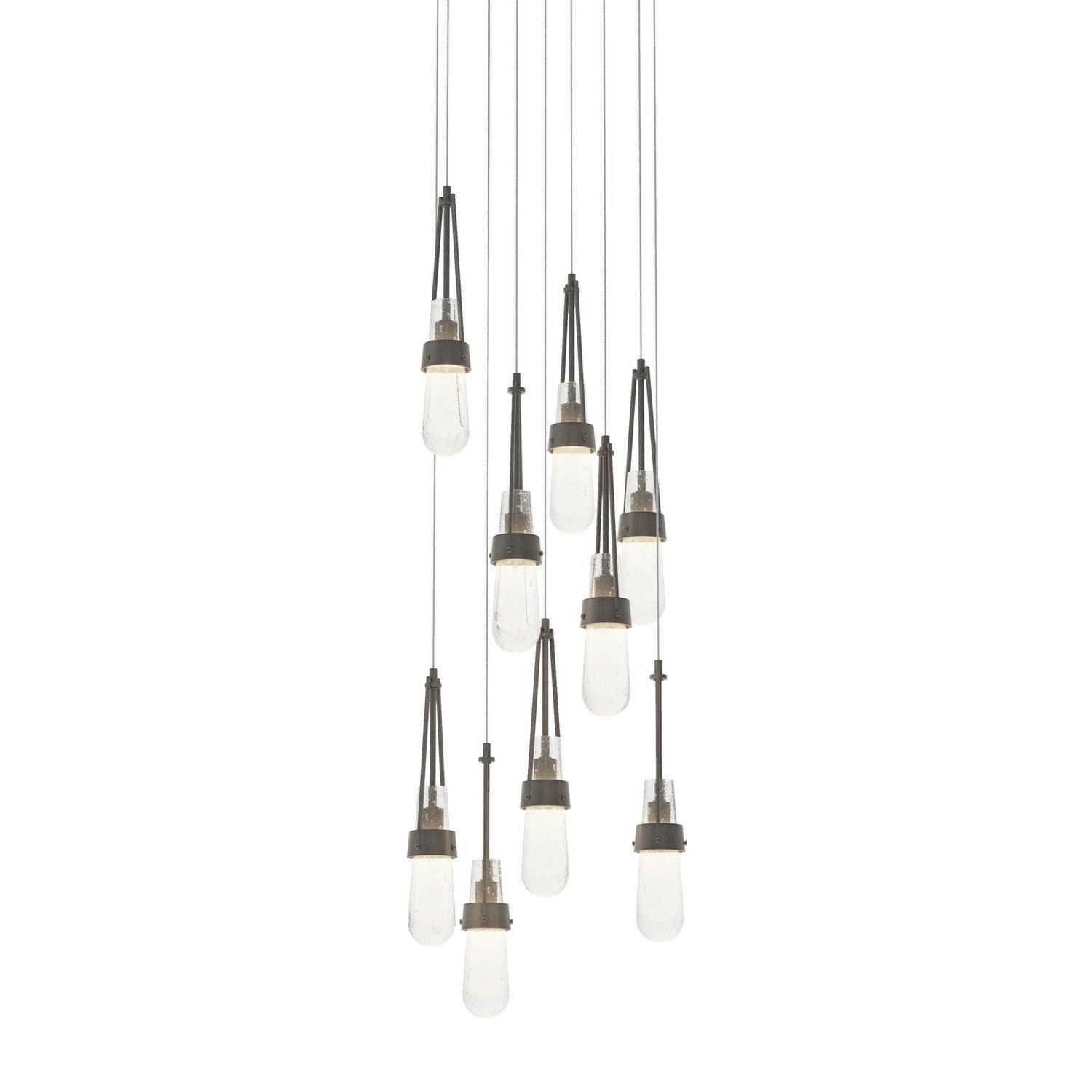 Hubbardton Forge - 131100-SKT-LONG-20-YG0434 - LED Pendant - Link - Natural Iron