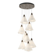 Hubbardton Forge - 131102-SKT-STND-05-SH1987 - LED Pendant - Mobius - Bronze