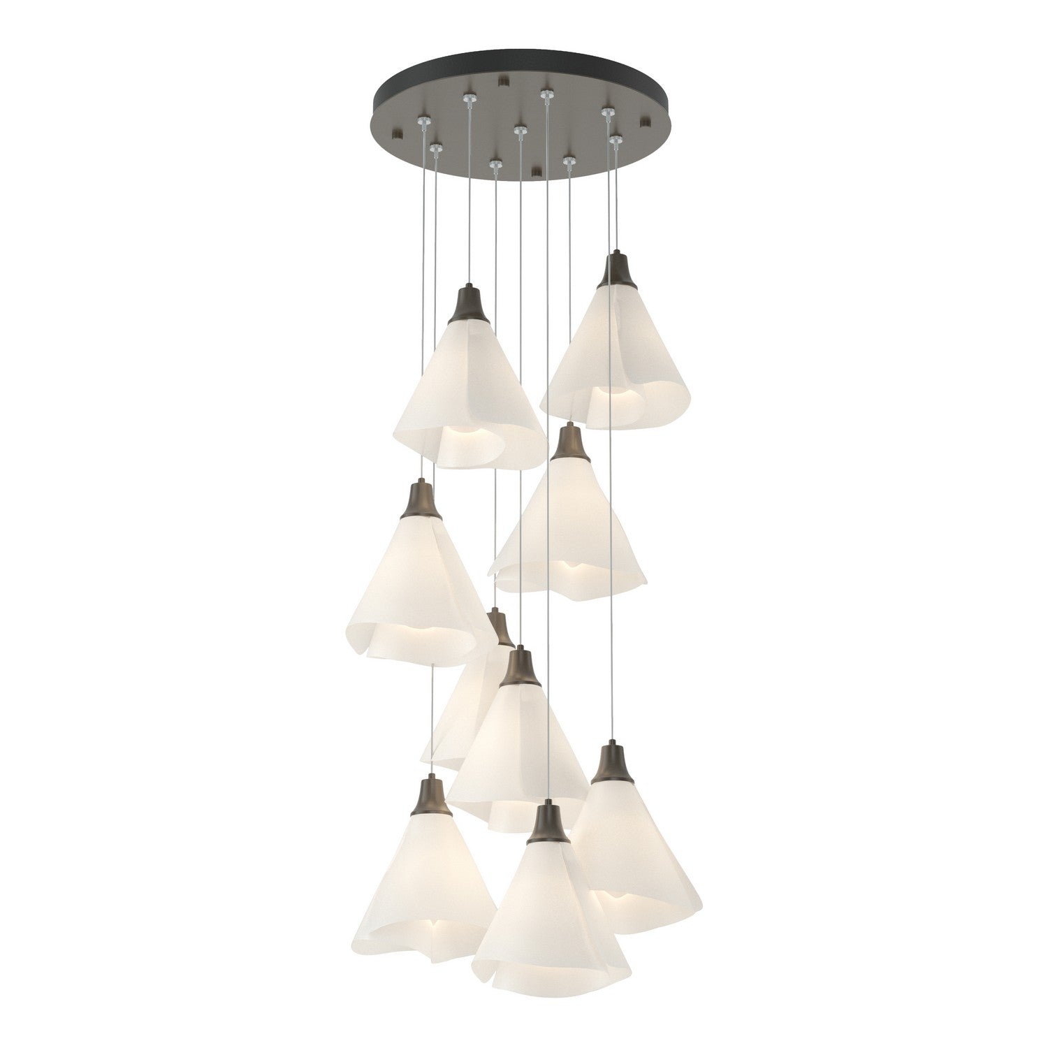 Hubbardton Forge - 131102-SKT-STND-07-SH1987 - LED Pendant - Mobius - Dark Smoke