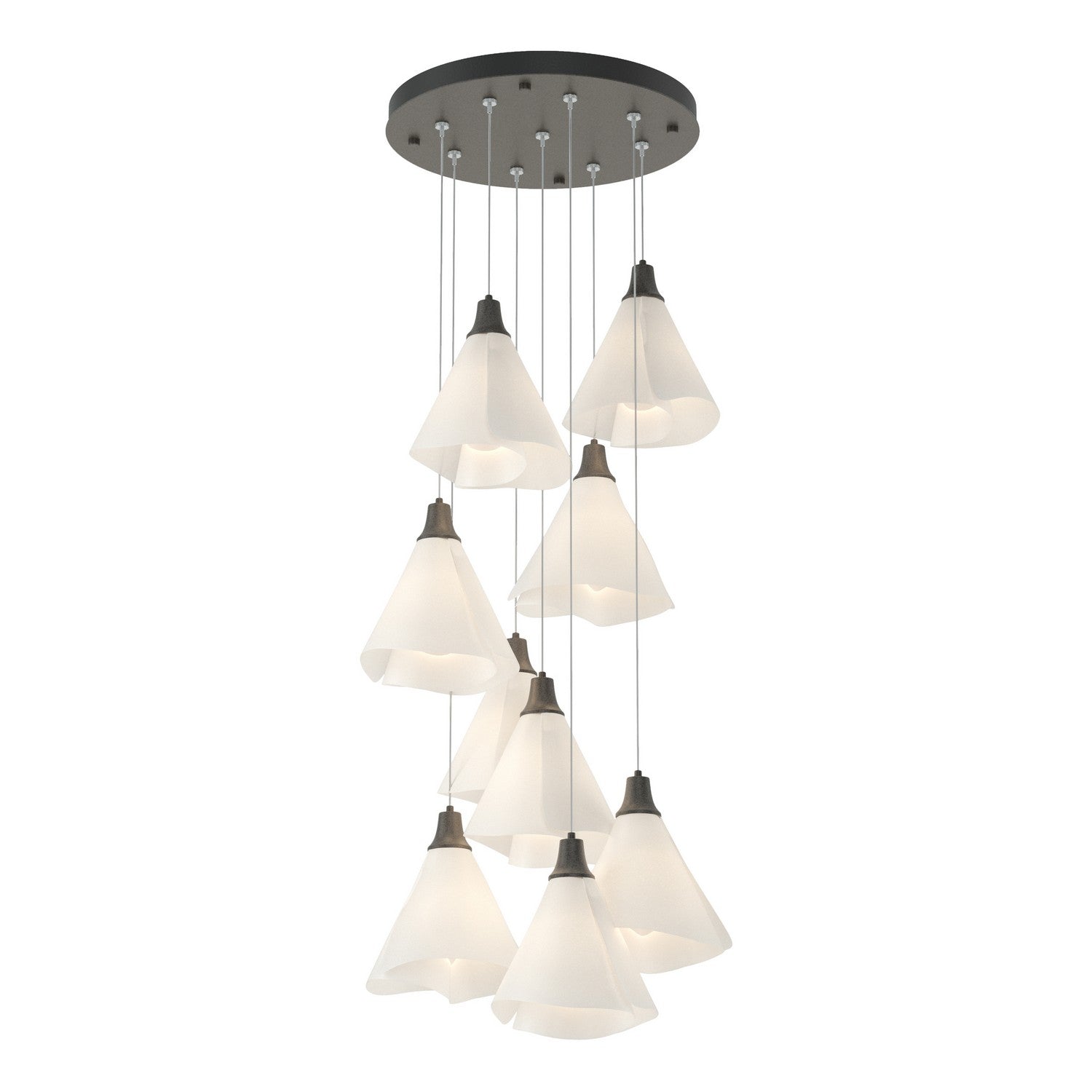 Hubbardton Forge - 131102-SKT-STND-20-SH1987 - LED Pendant - Mobius - Natural Iron