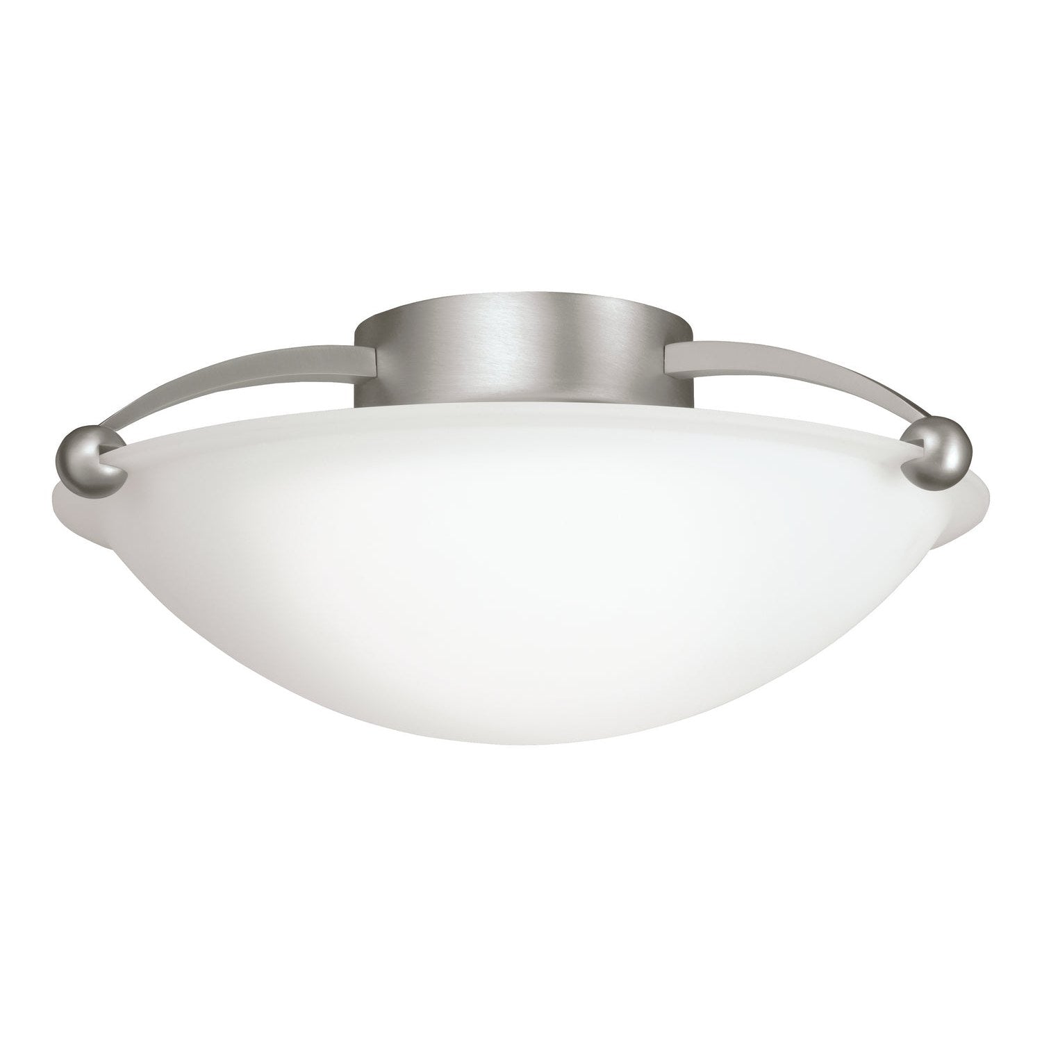 Kichler - 8405NI - Two Light Semi Flush Mount - Brushed Nickel