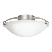 Kichler - 8405NI - Two Light Semi Flush Mount - Brushed Nickel