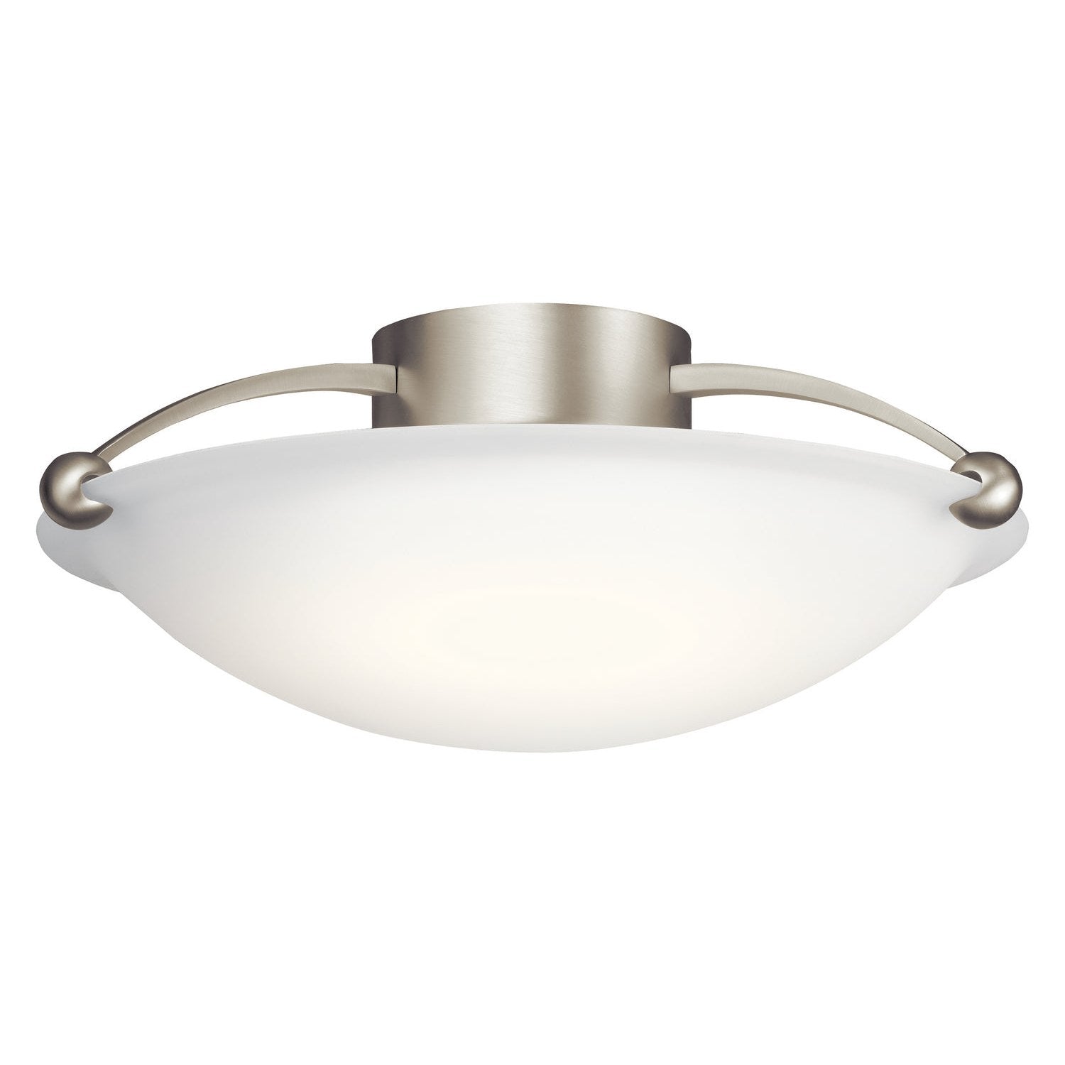 Kichler - 8406NI - Three Light Semi Flush Mount - Brushed Nickel