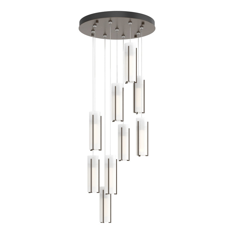 Hubbardton Forge - 131104-SKT-STND-05-GG0065 - LED Pendant - Exos Glass - Bronze
