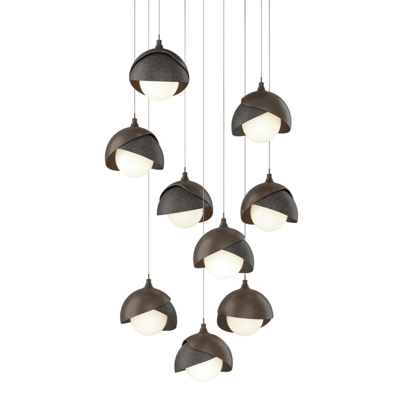 Hubbardton Forge - 131105-SKT-LONG-05-20-GG0711 - LED Pendant - Brooklyn - Bronze