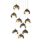 Hubbardton Forge - 131105-SKT-LONG-05-86-GG0711 - LED Pendant - Brooklyn - Bronze