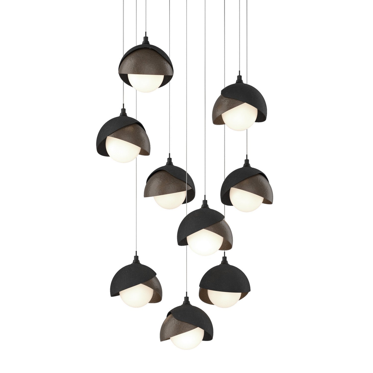 Hubbardton Forge - 131105-SKT-LONG-10-05-GG0711 - LED Pendant - Brooklyn - Black