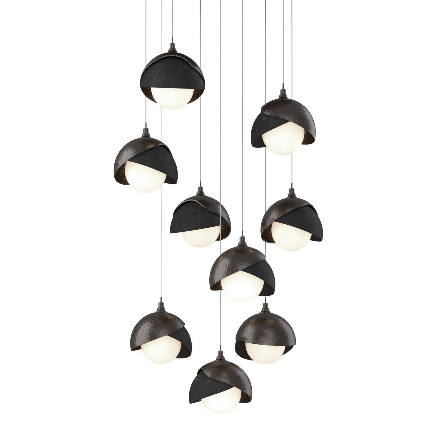 Hubbardton Forge - 131105-SKT-LONG-14-10-GG0711 - LED Pendant - Brooklyn - Oil Rubbed Bronze
