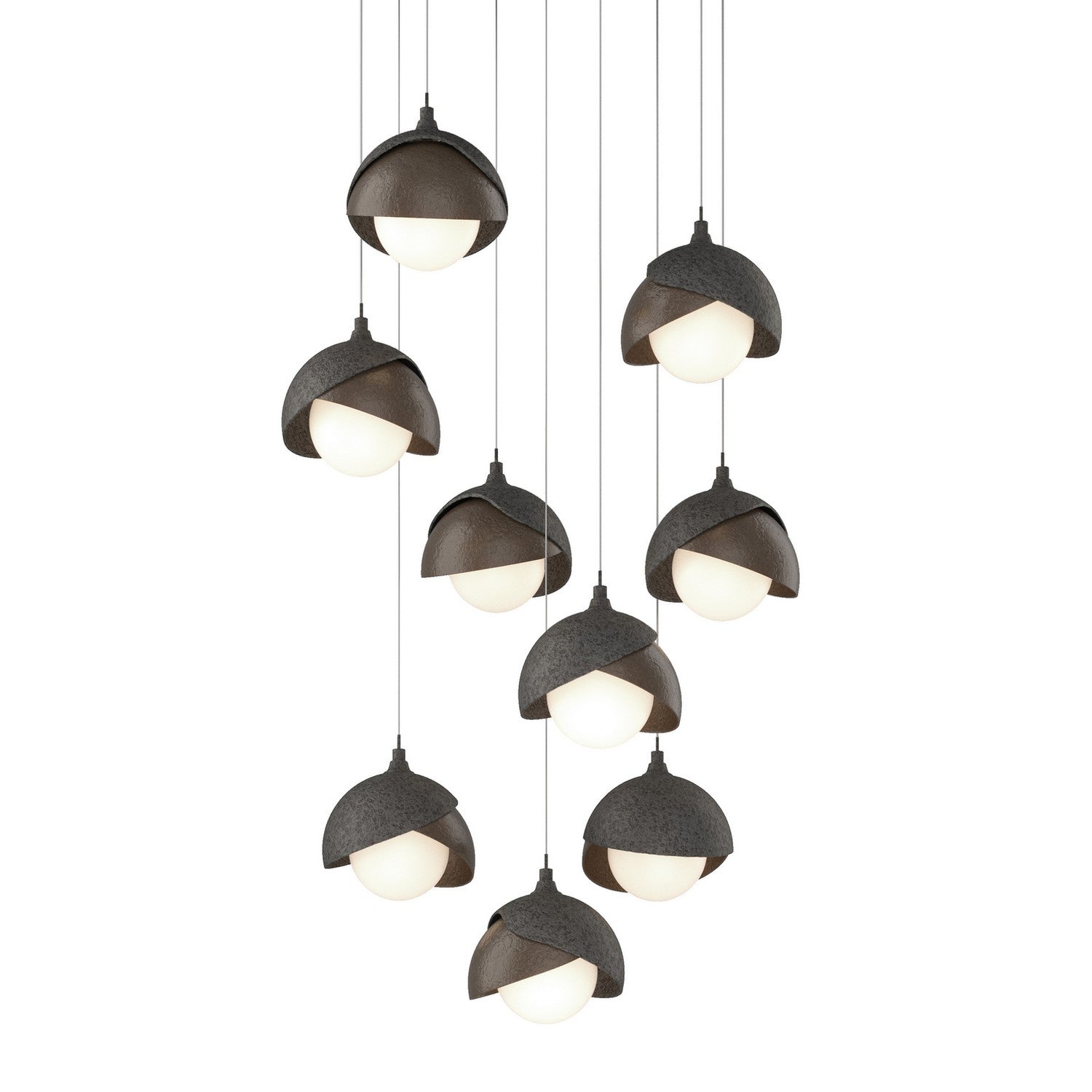 Hubbardton Forge - 131105-SKT-LONG-20-05-GG0711 - LED Pendant - Brooklyn - Natural Iron