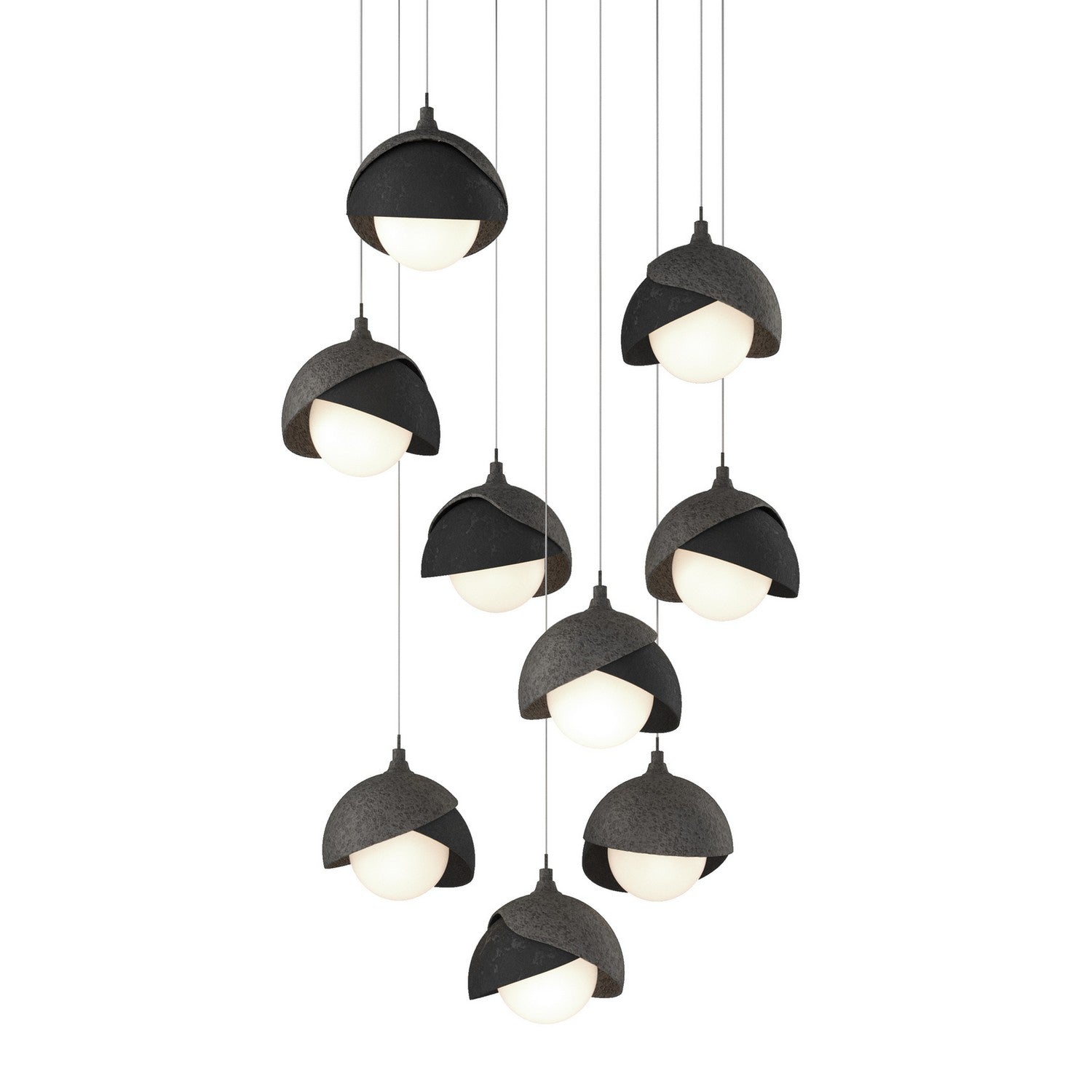 Hubbardton Forge - 131105-SKT-LONG-20-10-GG0711 - LED Pendant - Brooklyn - Natural Iron