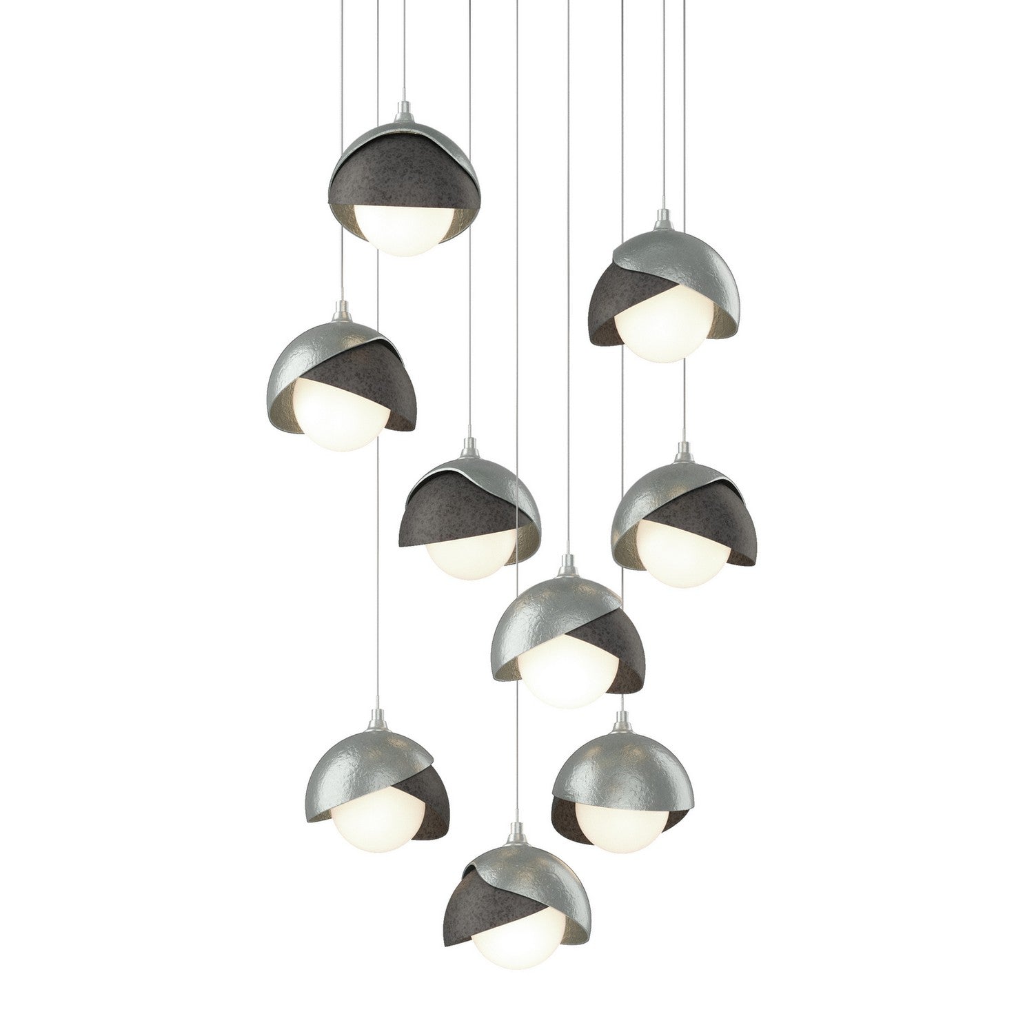 Hubbardton Forge - 131105-SKT-LONG-82-20-GG0711 - LED Pendant - Brooklyn - Vintage Platinum