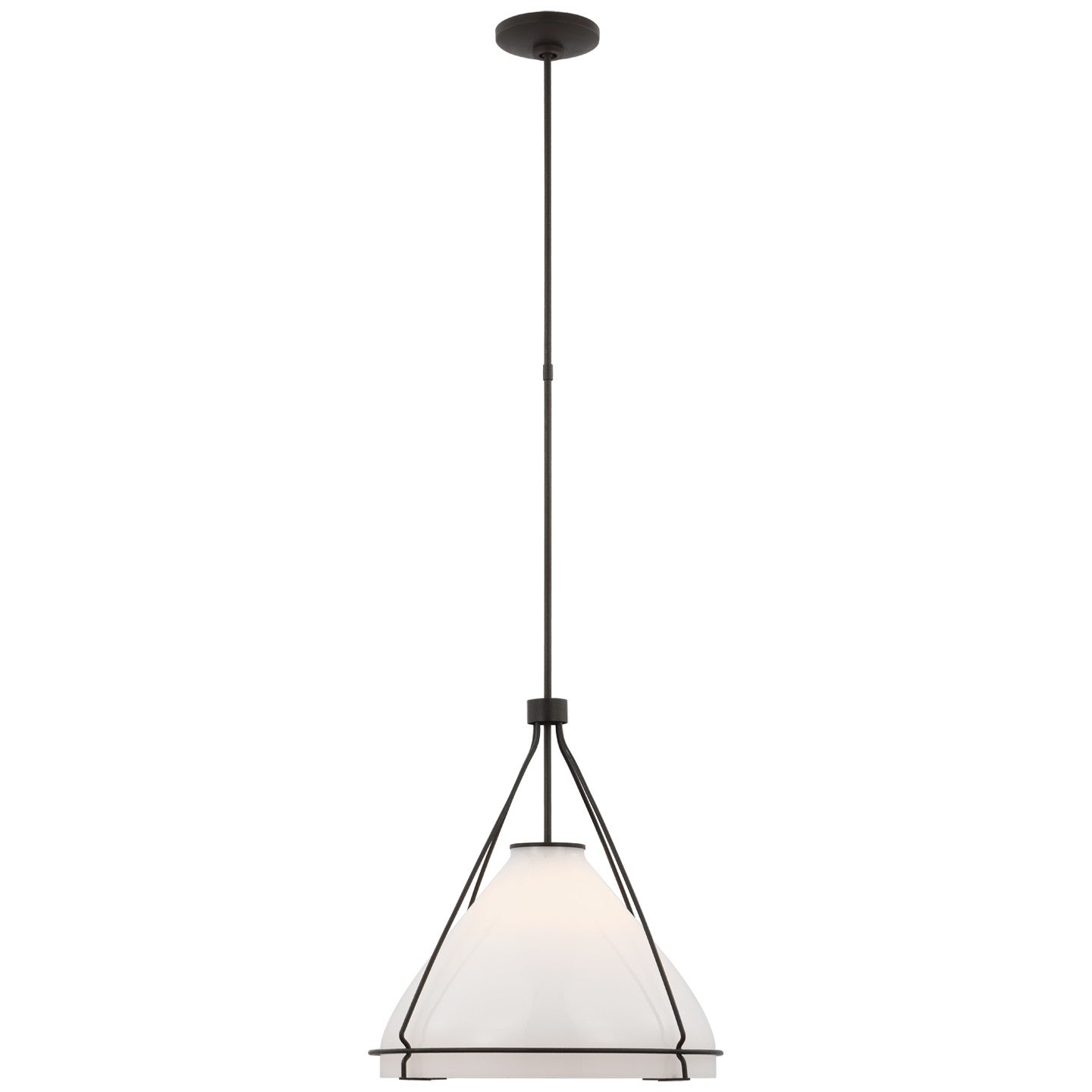 Visual Comfort Signature - AL 5060WI-WG - LED Pendant - Wren - Warm Iron