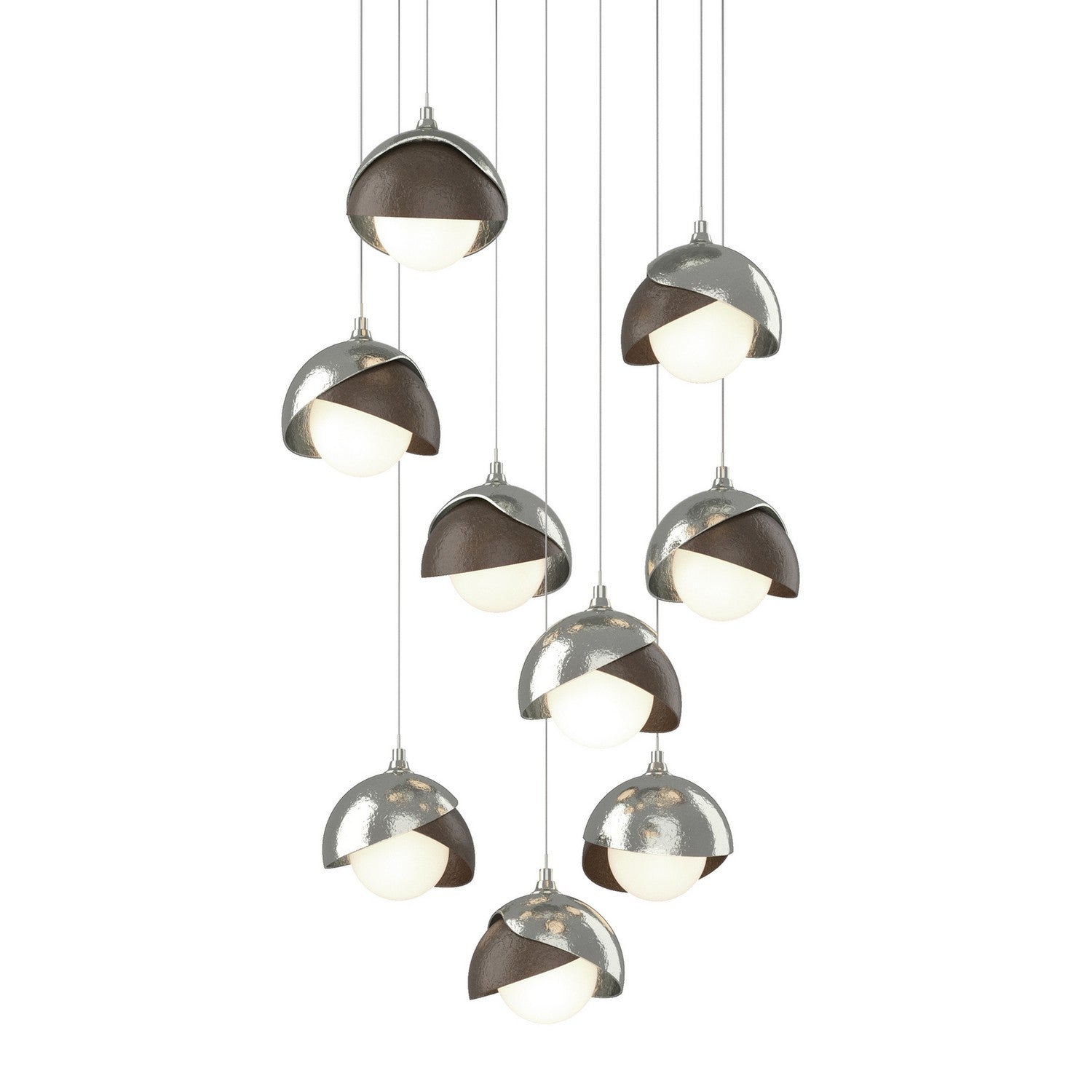 Hubbardton Forge - 131105-SKT-LONG-85-05-GG0711 - LED Pendant - Brooklyn - Sterling