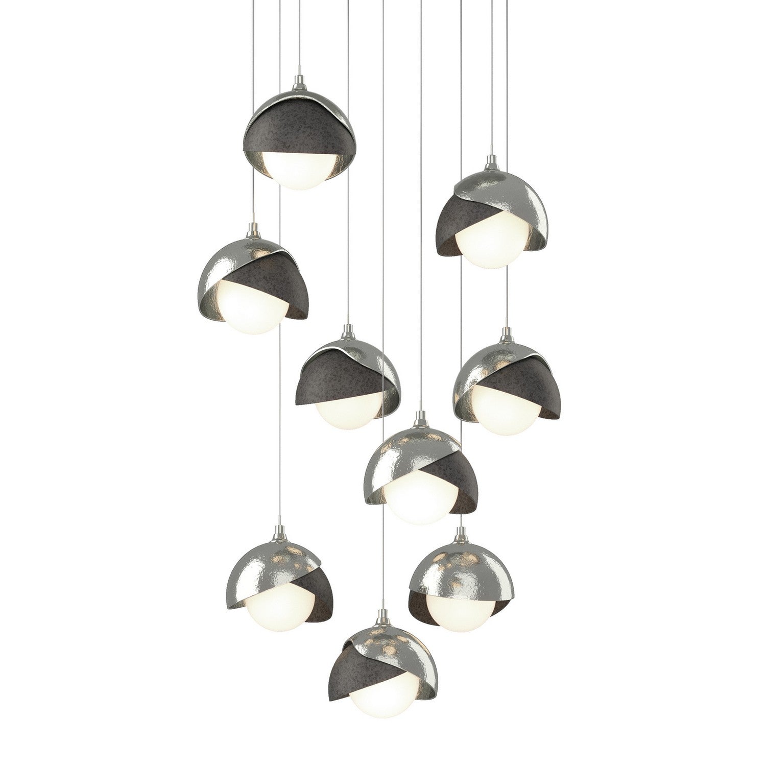 Hubbardton Forge - 131105-SKT-LONG-85-20-GG0711 - LED Pendant - Brooklyn - Sterling