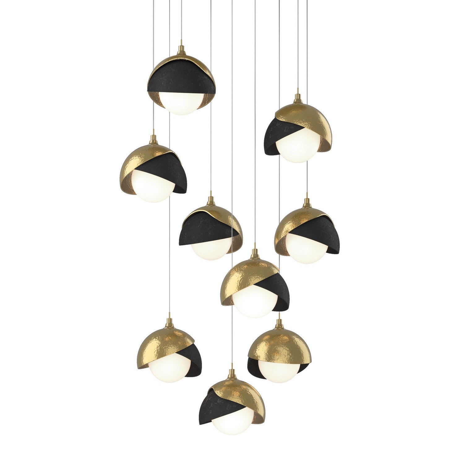 Hubbardton Forge - 131105-SKT-LONG-86-10-GG0711 - LED Pendant - Brooklyn - Modern Brass