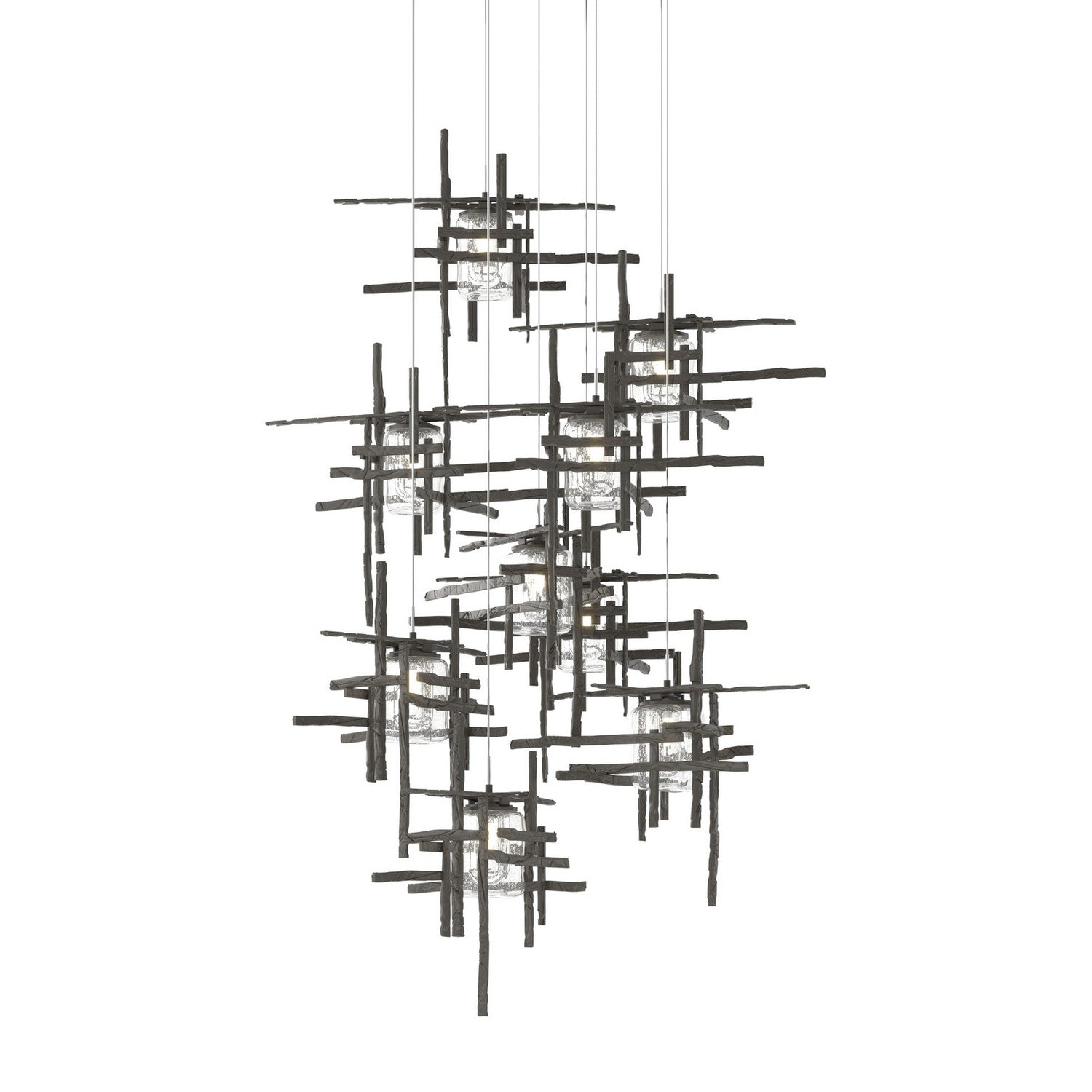 Hubbardton Forge - 131107-SKT-LONG-07-II0728 - LED Pendant - Tura - Dark Smoke