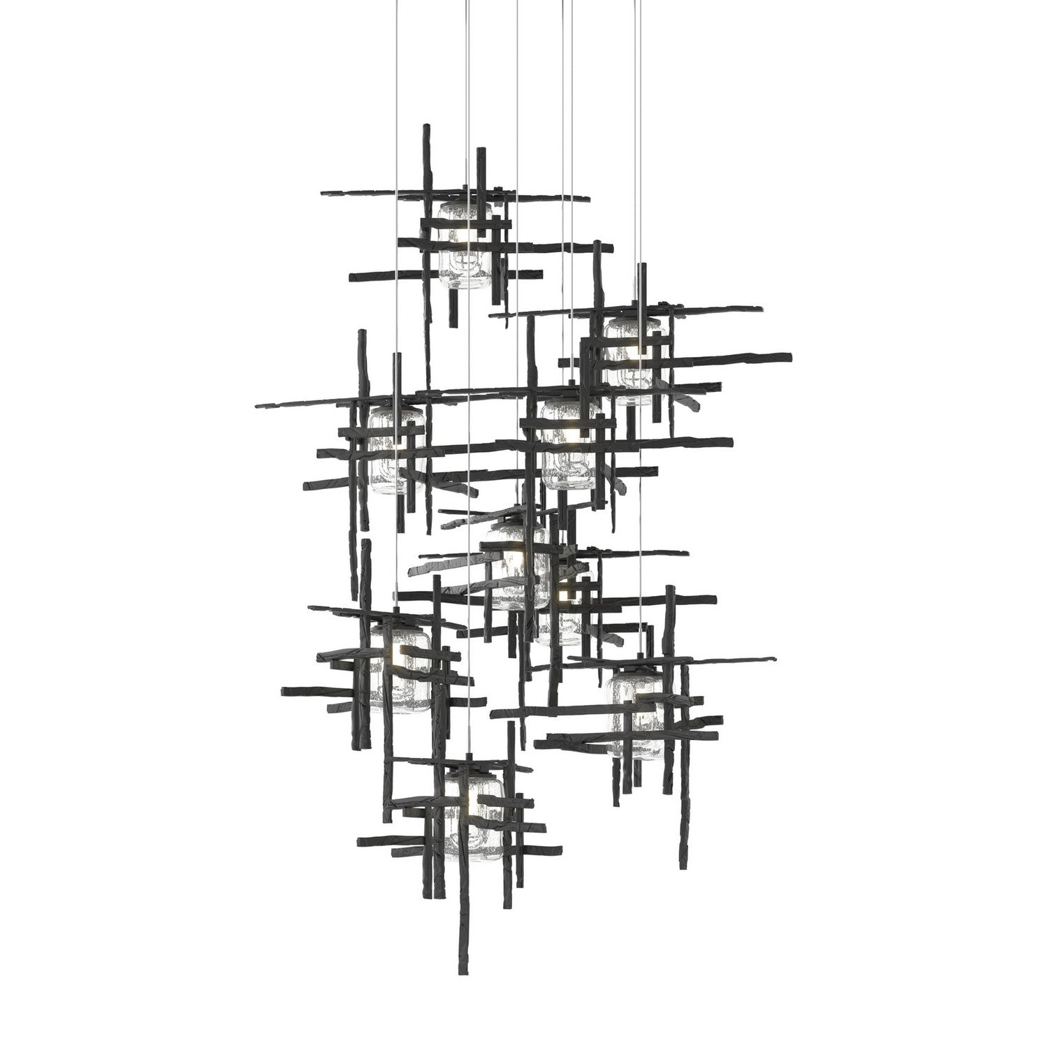 Hubbardton Forge - 131107-SKT-LONG-10-II0728 - LED Pendant - Tura - Black
