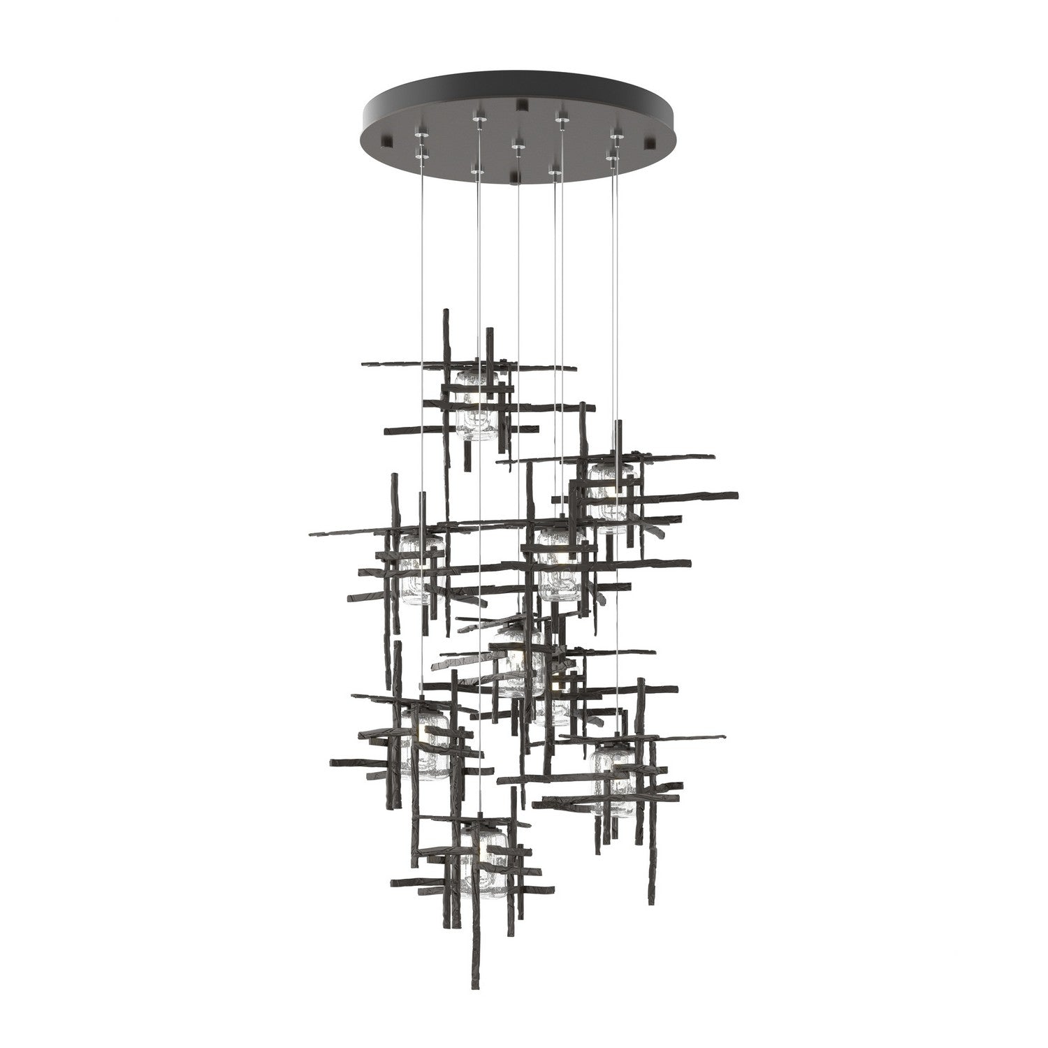 Hubbardton Forge - 131107-SKT-STND-14-II0728 - LED Pendant - Tura - Oil Rubbed Bronze