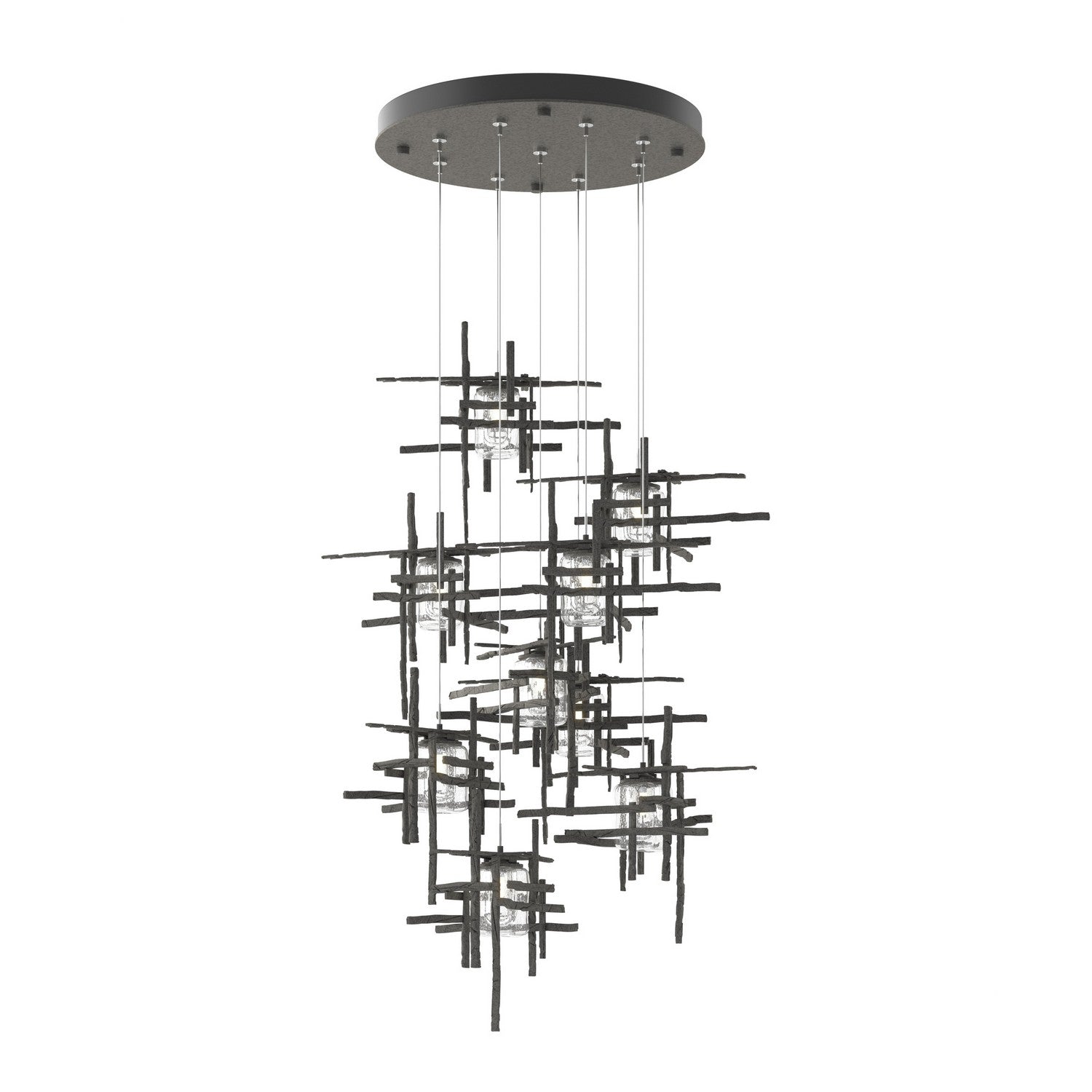 Hubbardton Forge - 131107-SKT-STND-20-II0728 - LED Pendant - Tura - Natural Iron