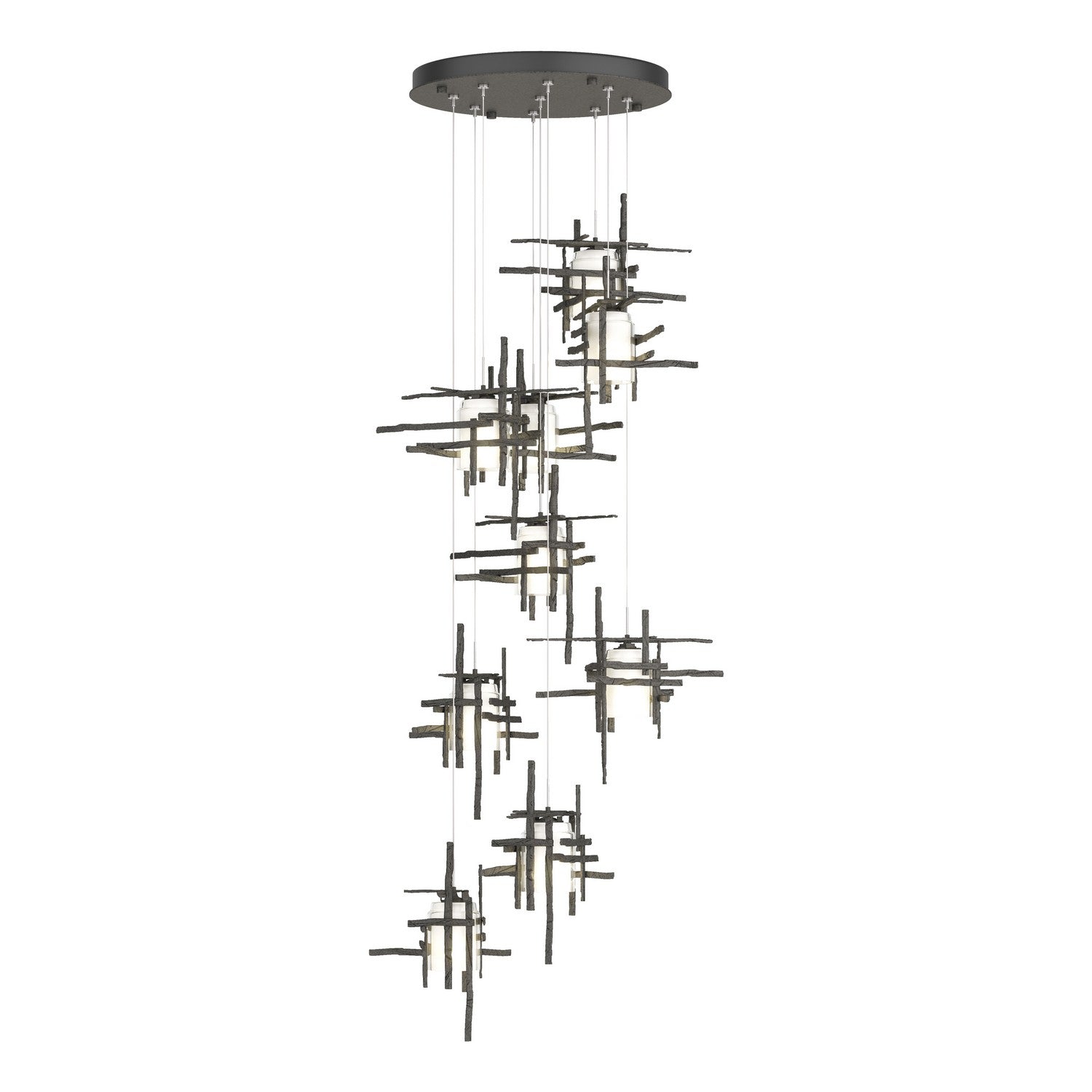 Hubbardton Forge - 131109-SKT-STND-20-YC0305 - LED Pendant - Tura - Natural Iron