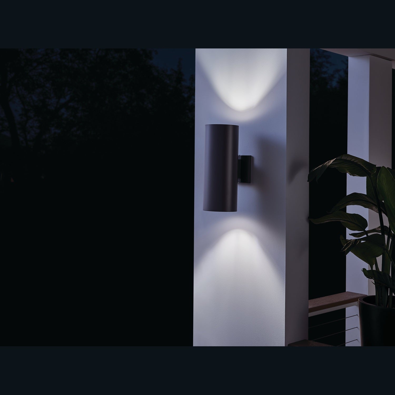 Kichler - 9246AZ - Two Light Outdoor Wall Mount - Architectural Bronze