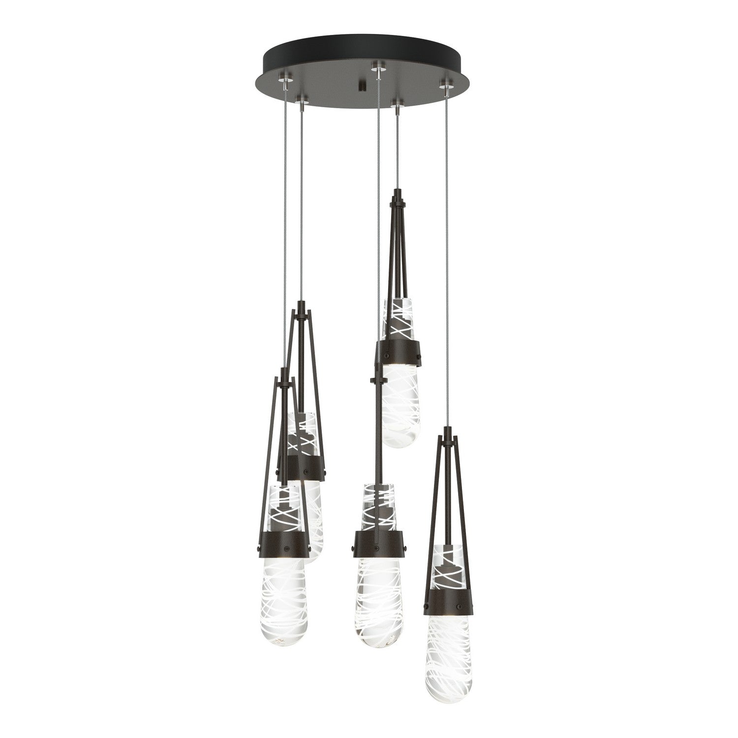 Hubbardton Forge - 131120-SKT-STND-14-YJ0434 - LED Pendant - Link - Oil Rubbed Bronze