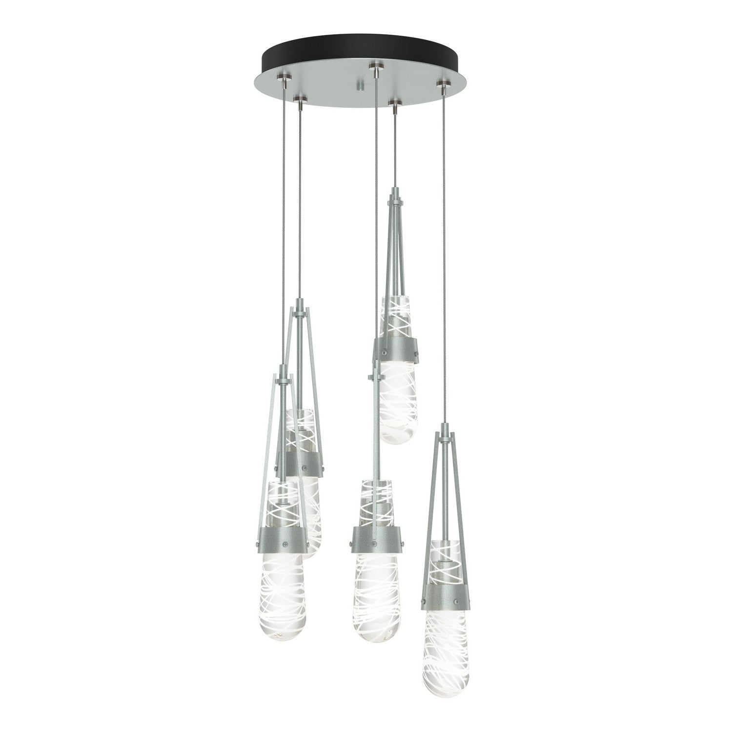 Hubbardton Forge - 131120-SKT-STND-82-YJ0434 - LED Pendant - Link - Vintage Platinum