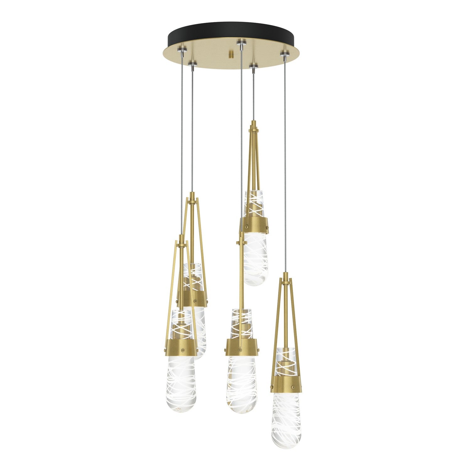 Hubbardton Forge - 131120-SKT-STND-86-YJ0434 - LED Pendant - Link - Modern Brass