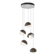 Hubbardton Forge - 131125-SKT-STND-02-05-GG0711 - LED Pendant - Brooklyn - White