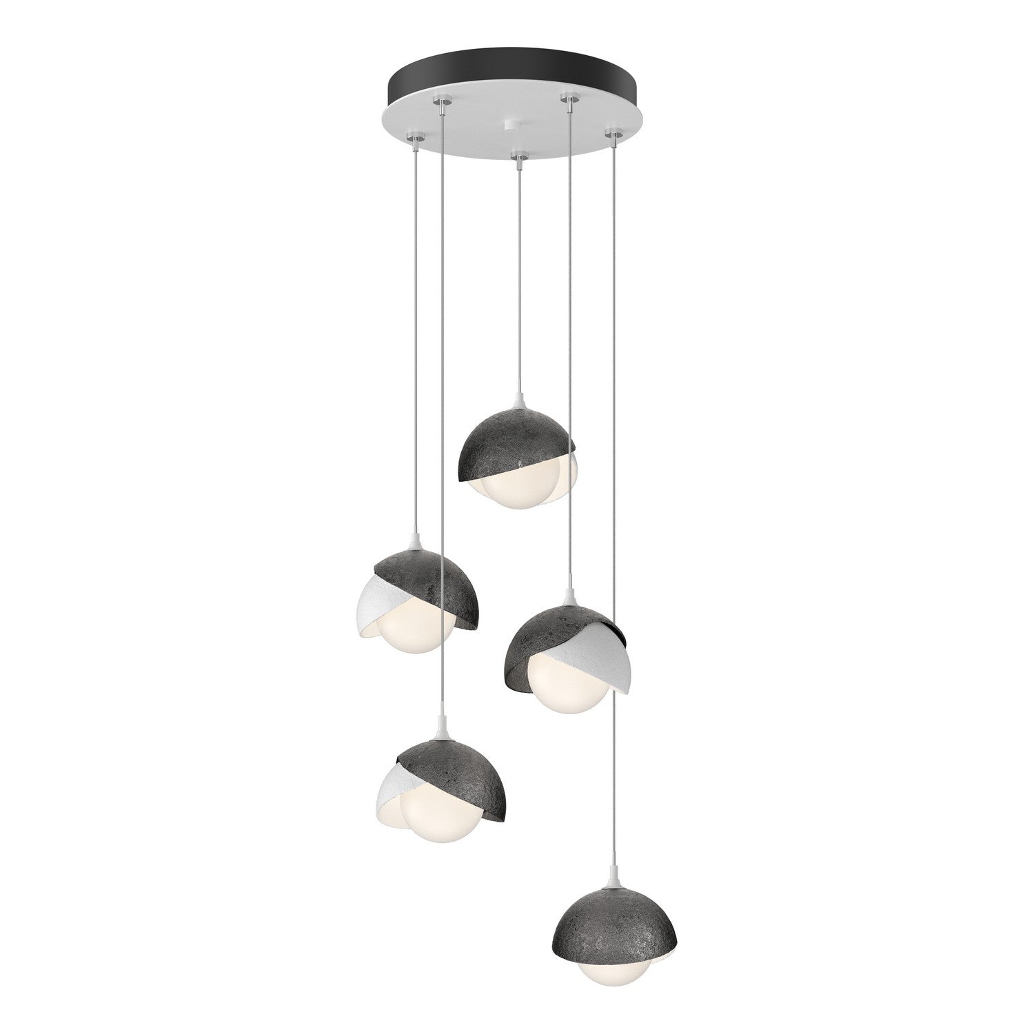 Hubbardton Forge - 131125-SKT-STND-02-89-GG0711 - LED Pendant - Brooklyn - White
